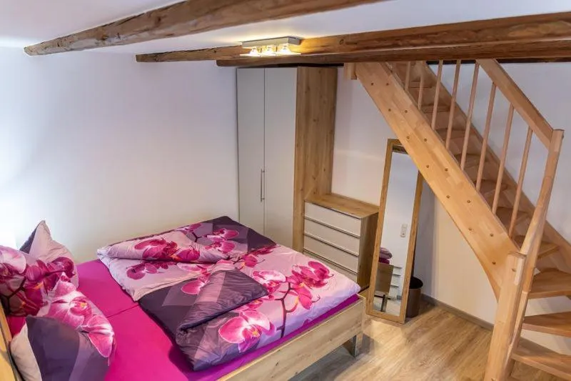 Bed in Gaststätte und Pension Zur Einkehr