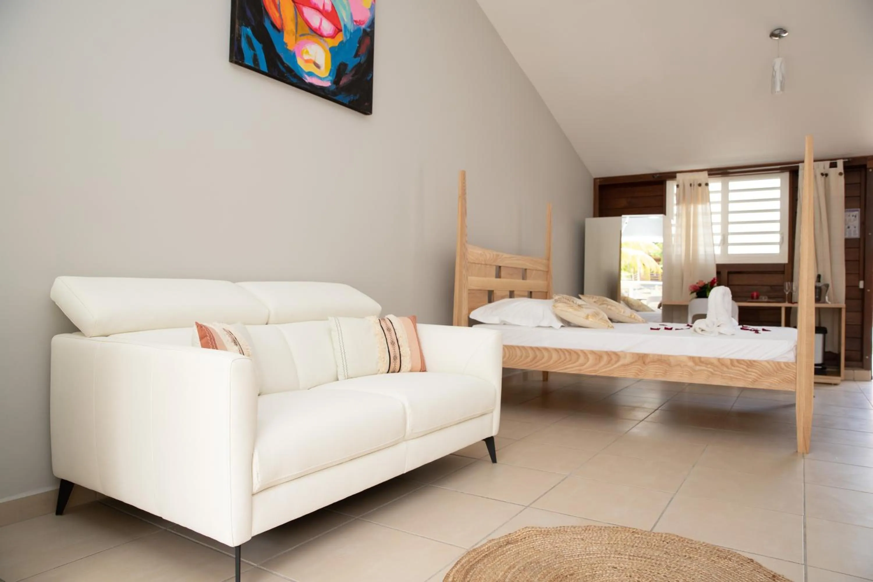 Bed in Karucoco Lodge