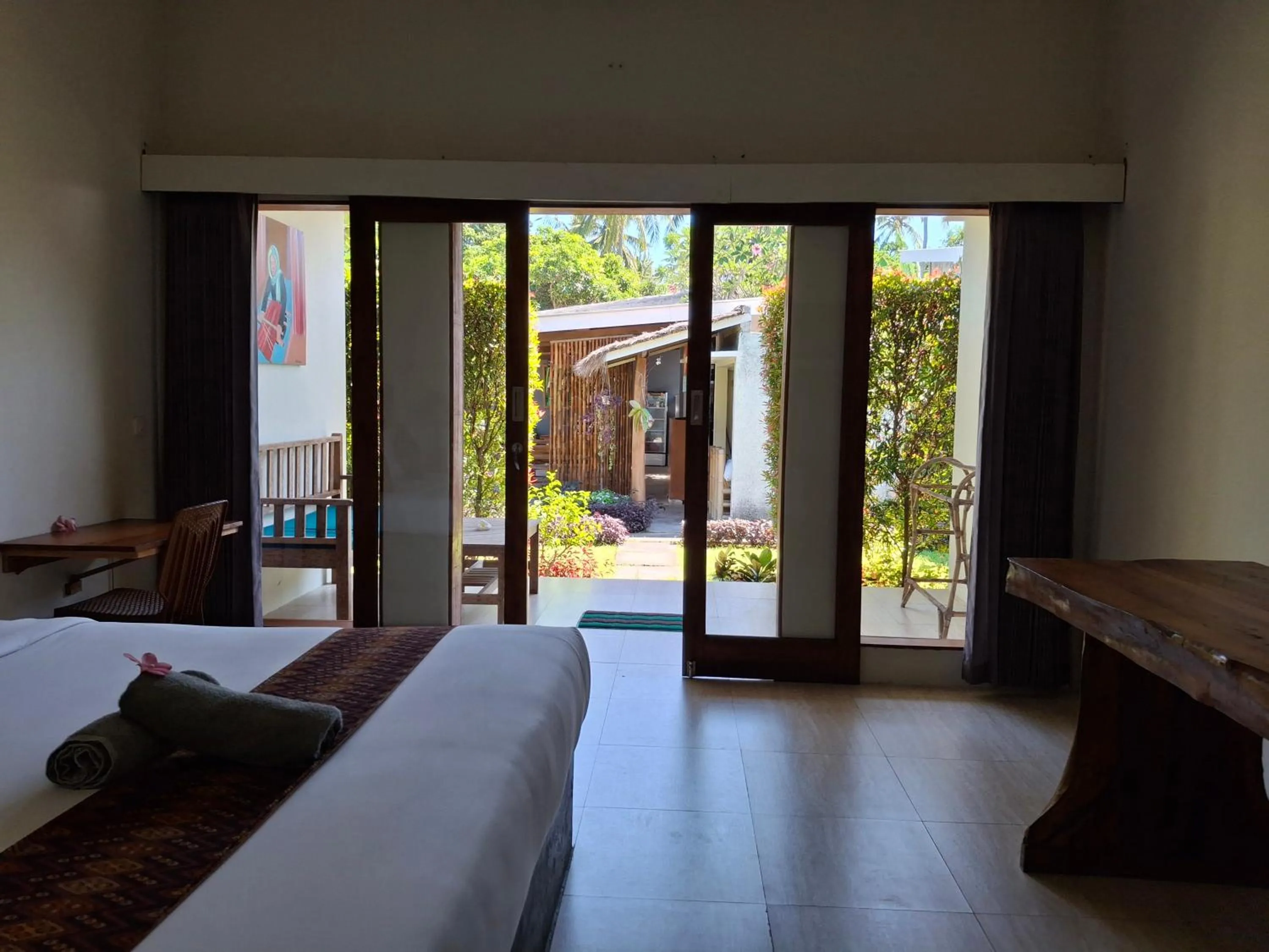 Bed in Sammy Cottage Senggigi