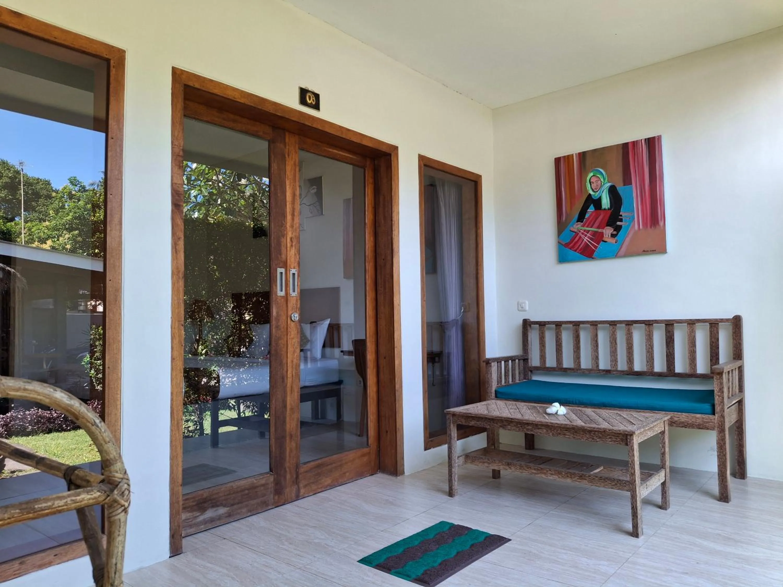 Facade/entrance in Sammy Cottage Senggigi