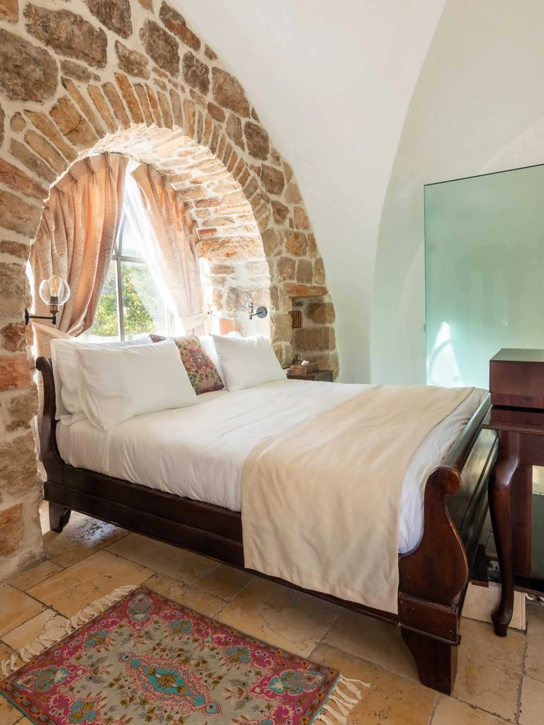 Bed in Flora Valley Boutique Hotel