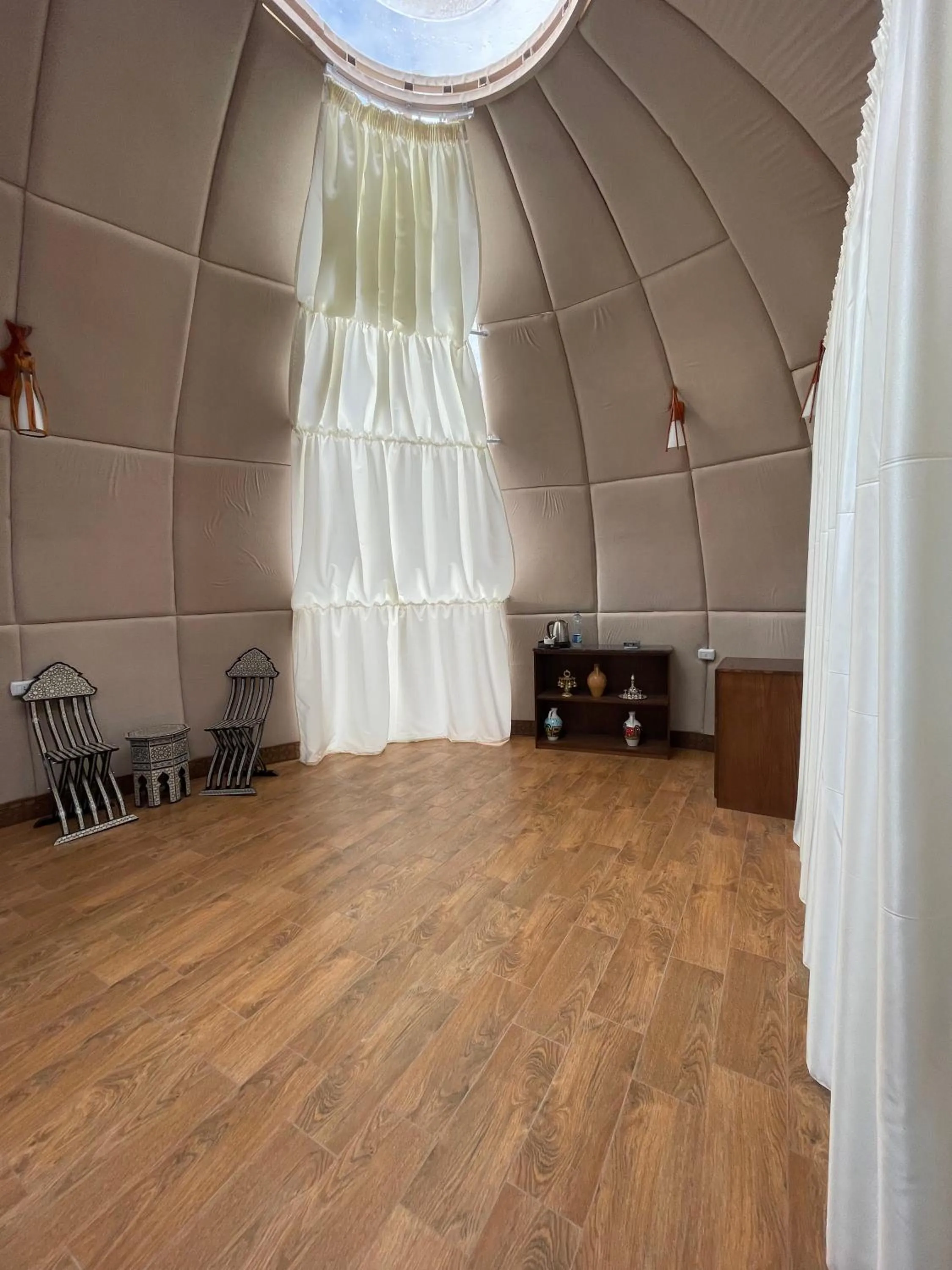 Seating area in Rum Oasis Luxury Camp