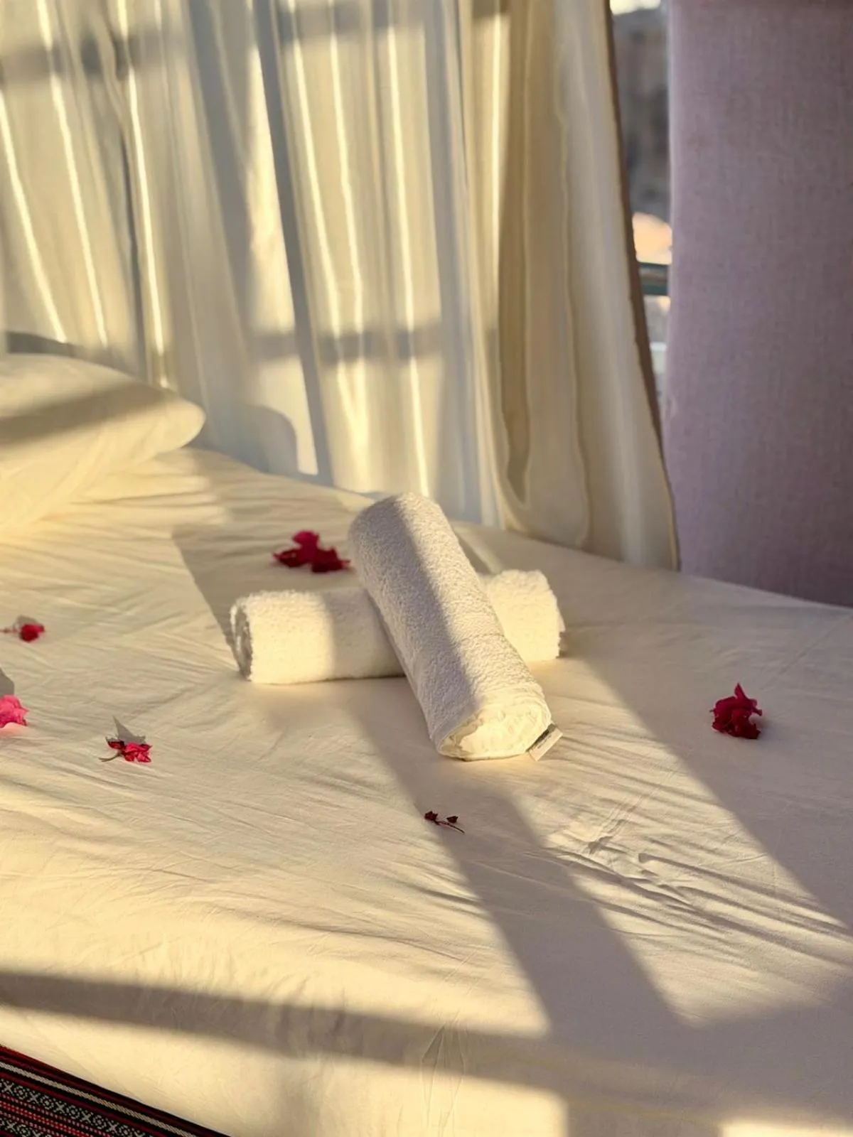 Bed in Rum Oasis Luxury Camp