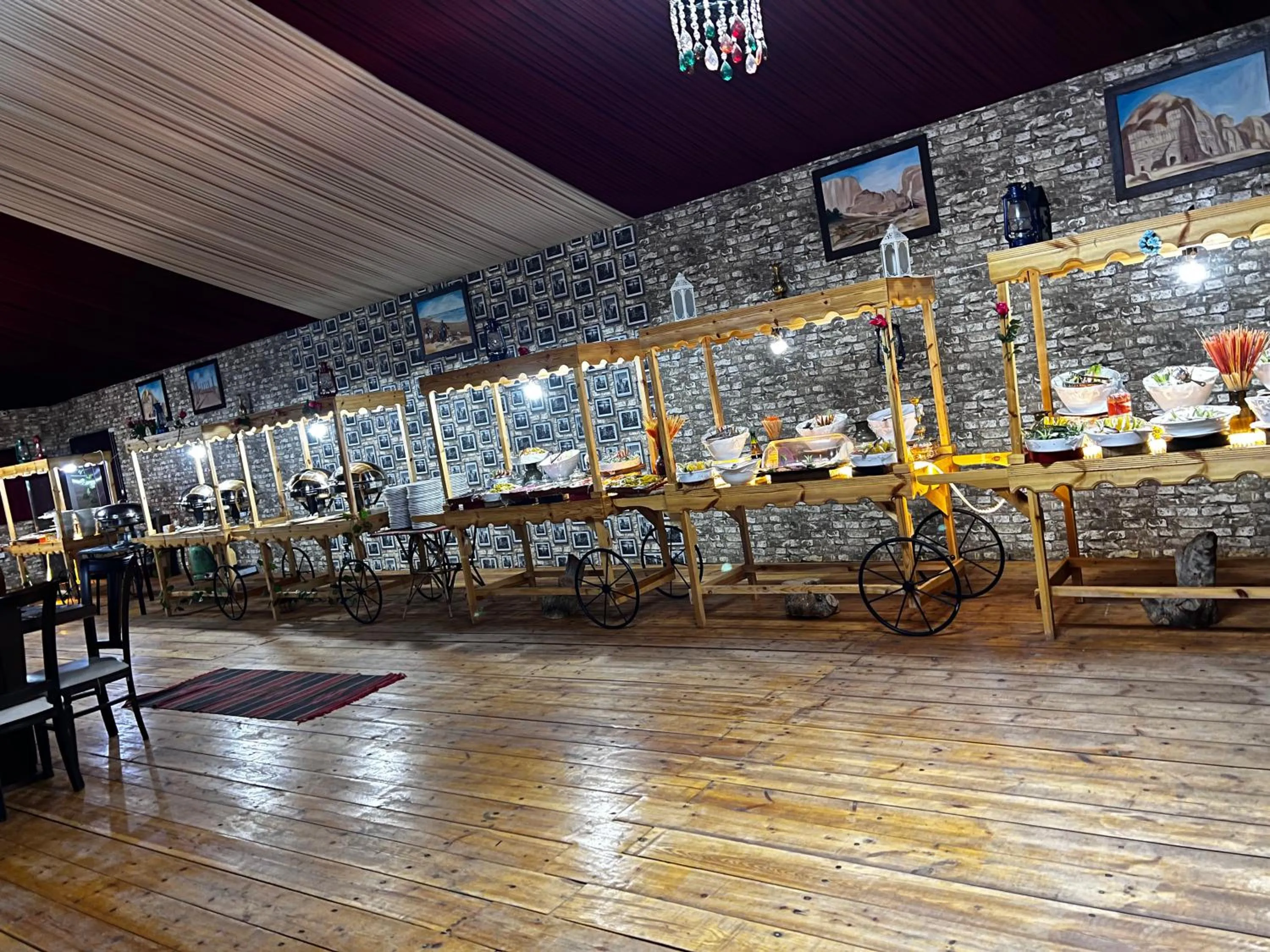 Dinner in Rum Oasis Luxury Camp