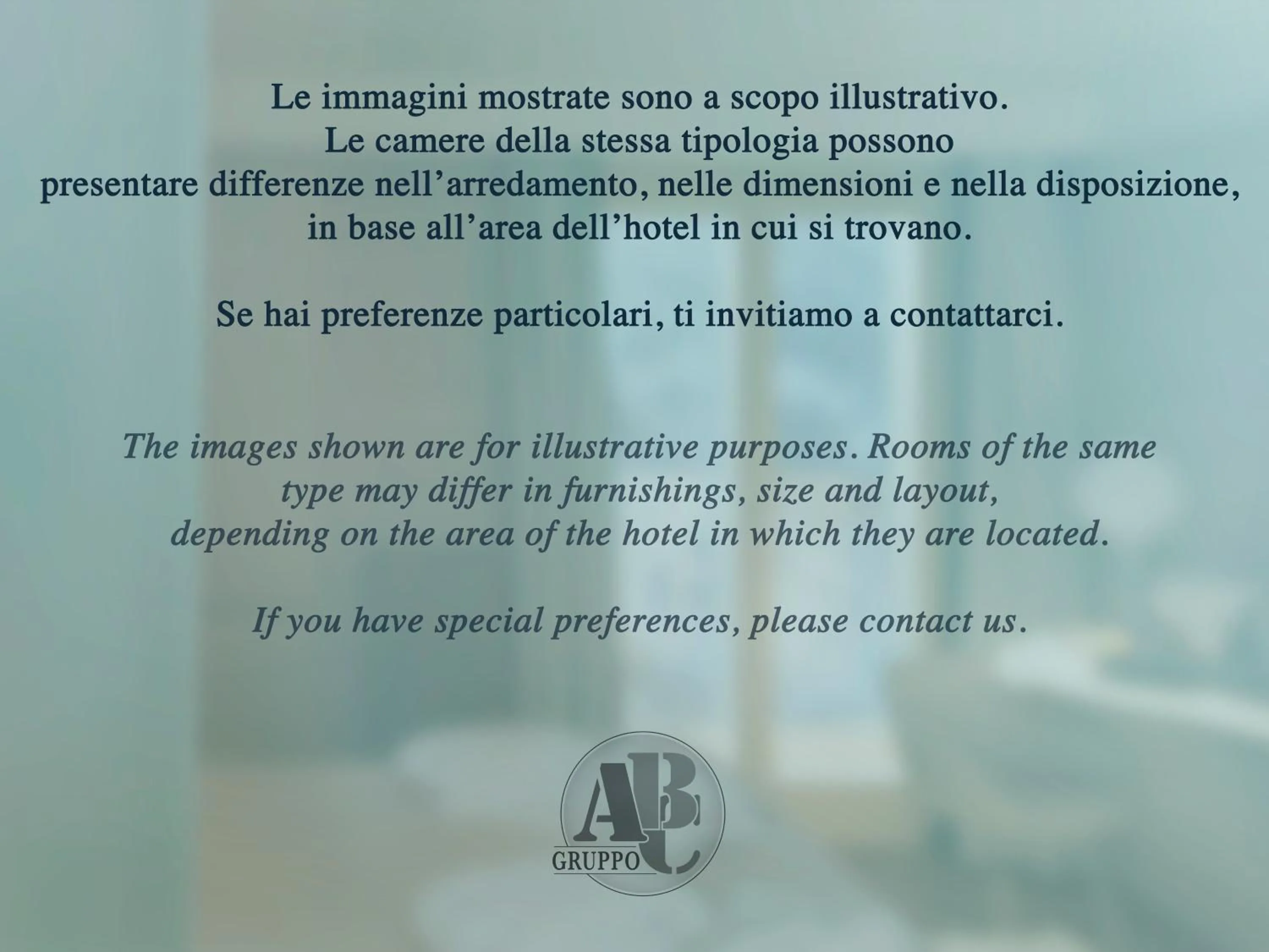 Text overlay in Hotel Du Col