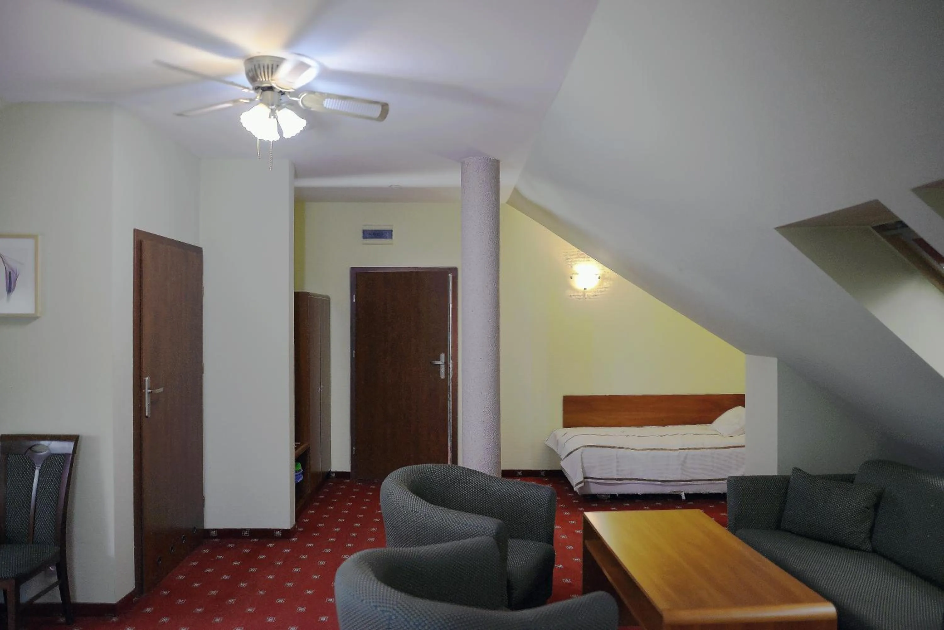 Living room, Bed in Gościniec Czarci Młyn