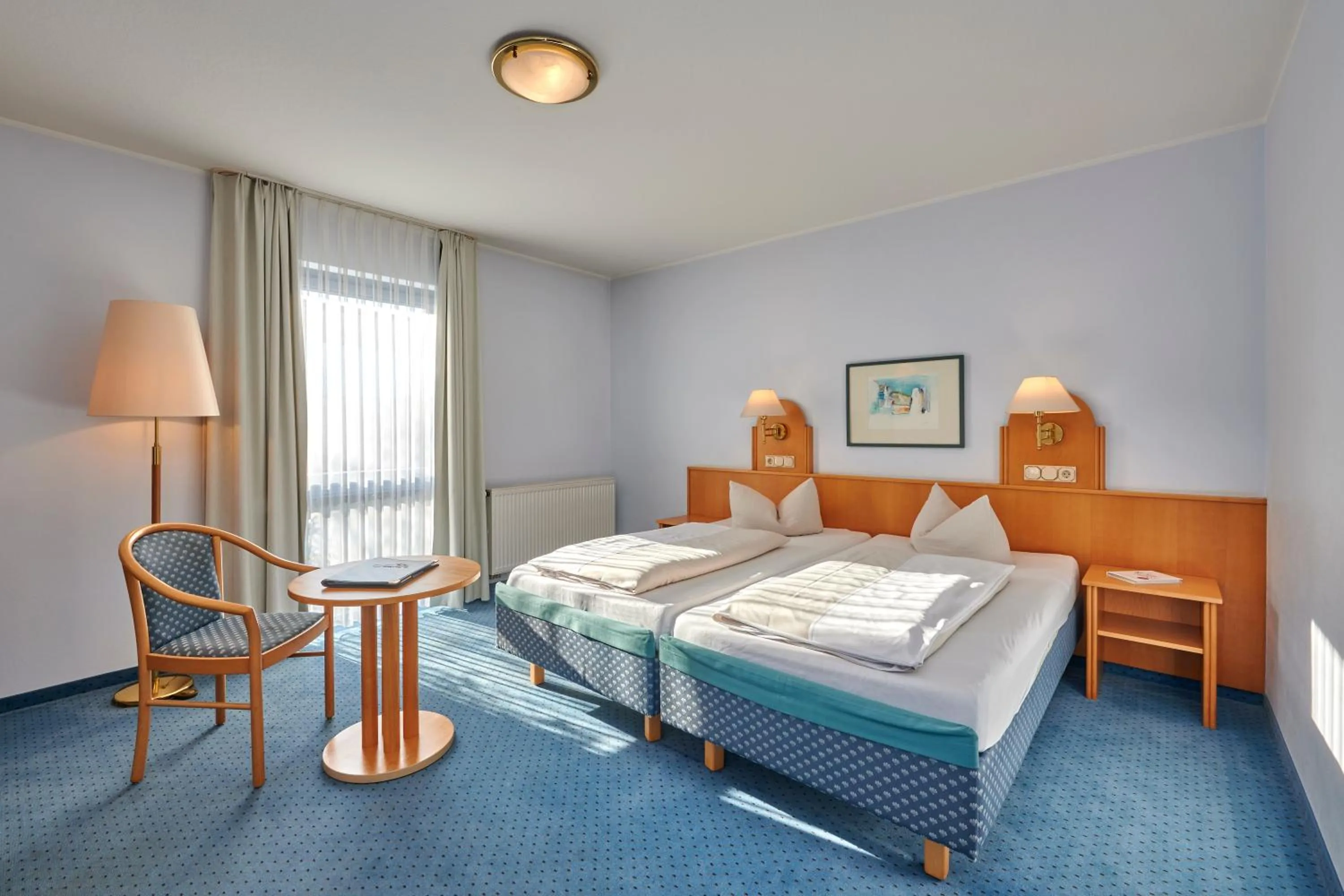 Bed in Landhotel Seerose