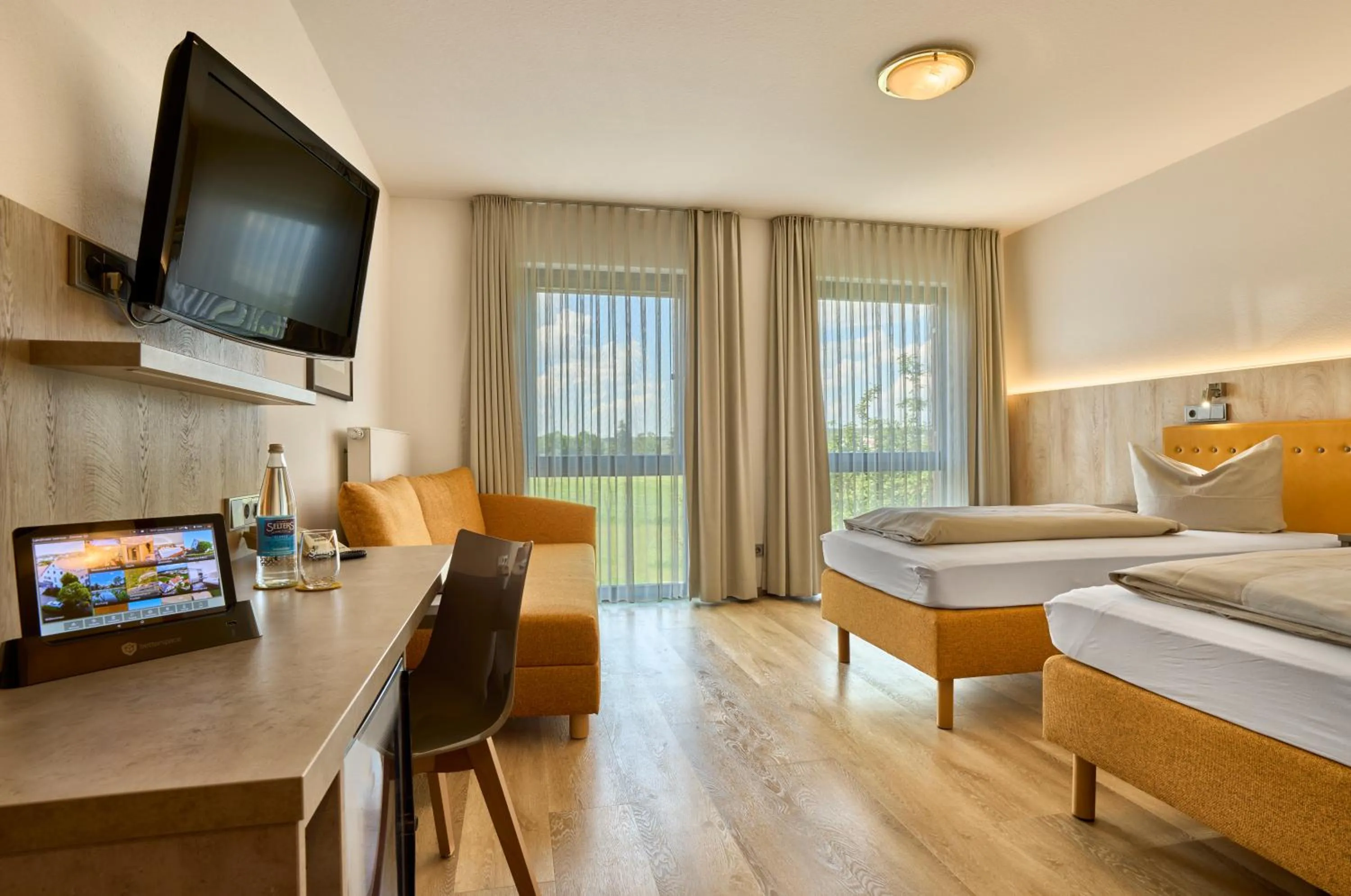 Photo of the whole room, Bed in Landhotel Seerose