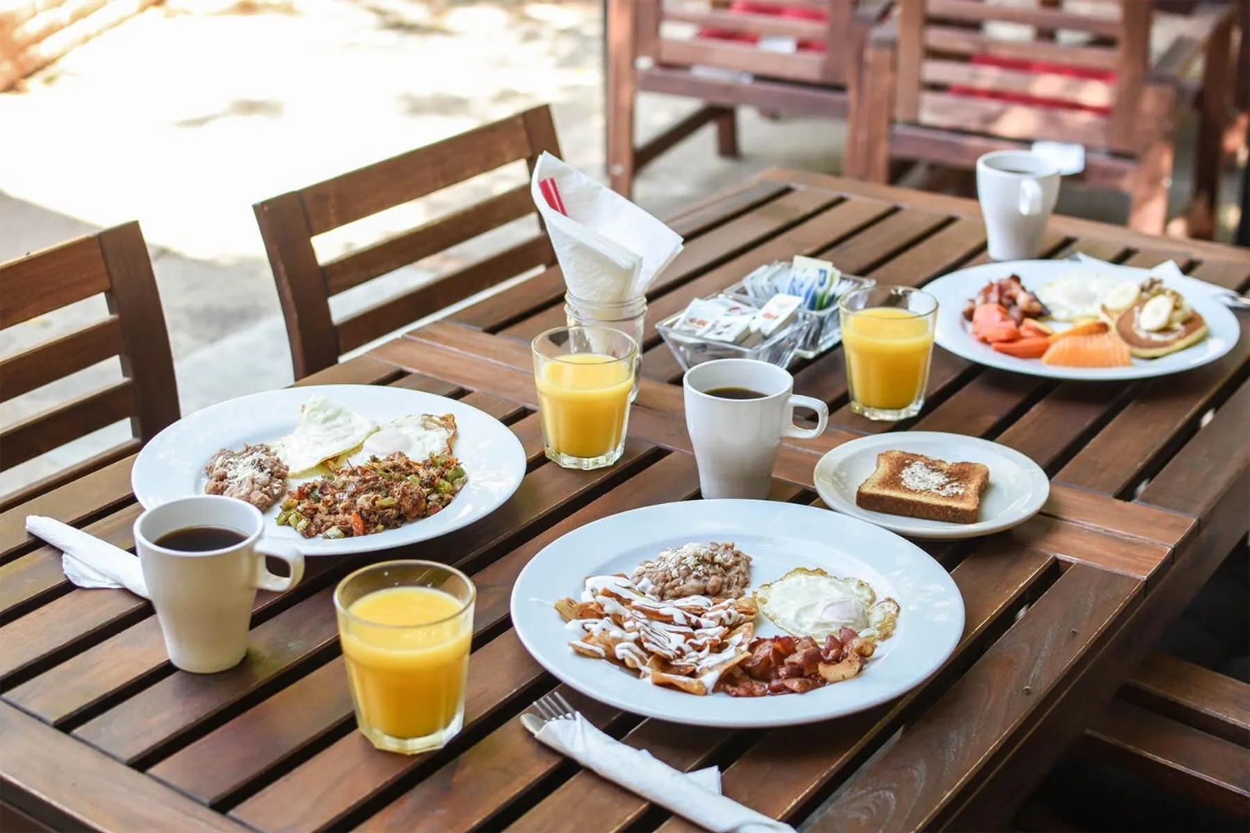 Breakfast in Quinta Monasterio