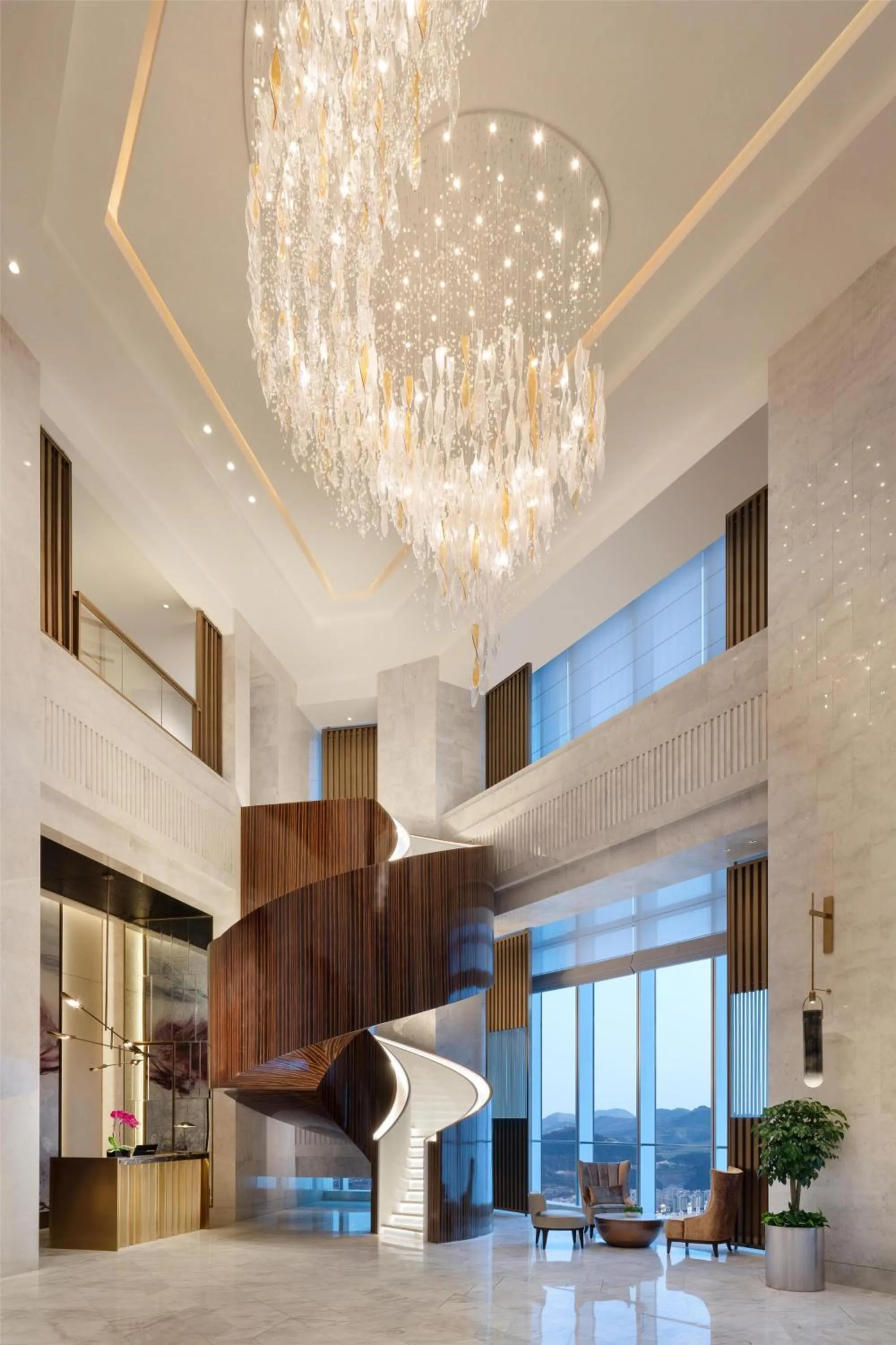 Lobby or reception in Kempinski Hotel Jinan