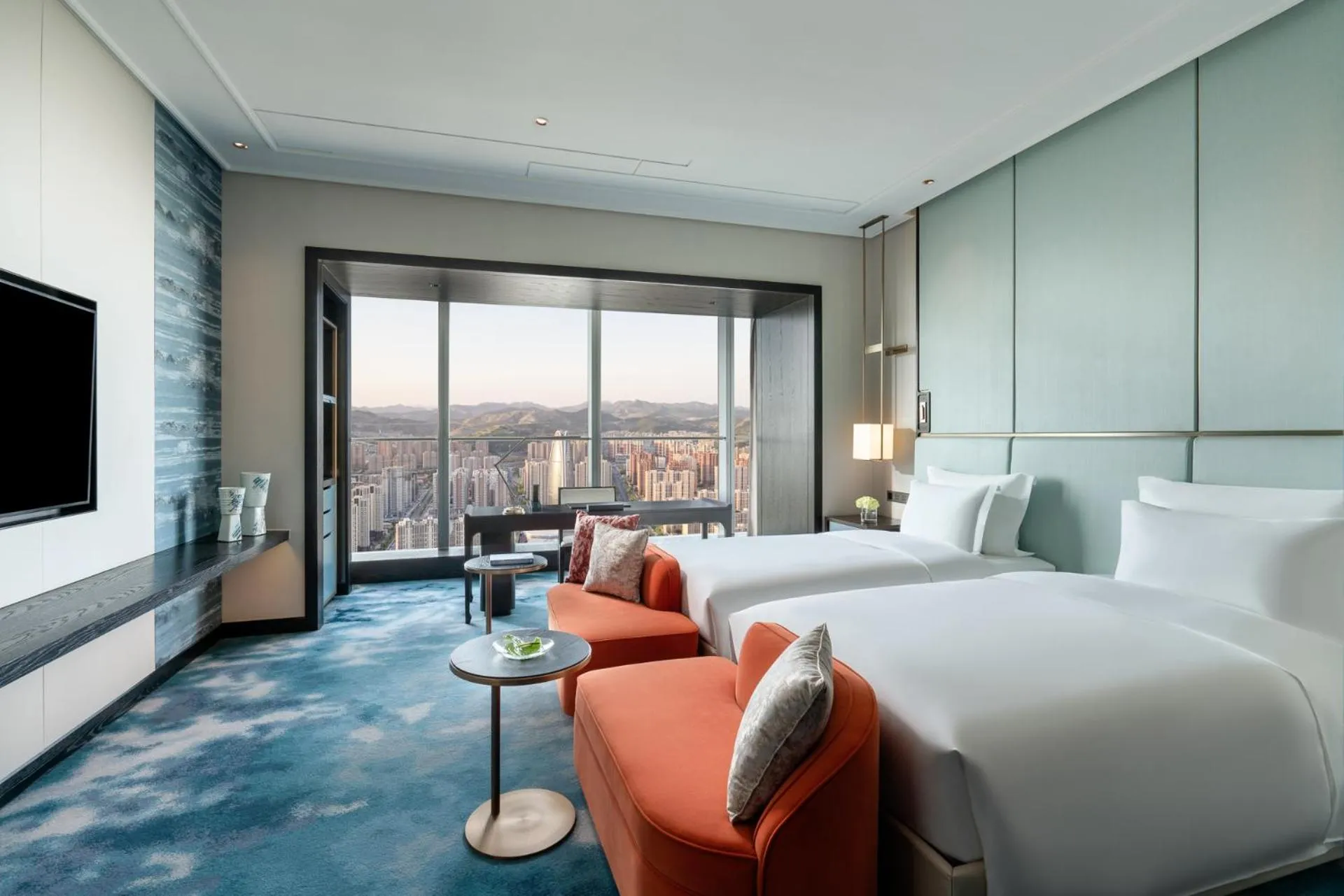 Bed in Kempinski Hotel Jinan