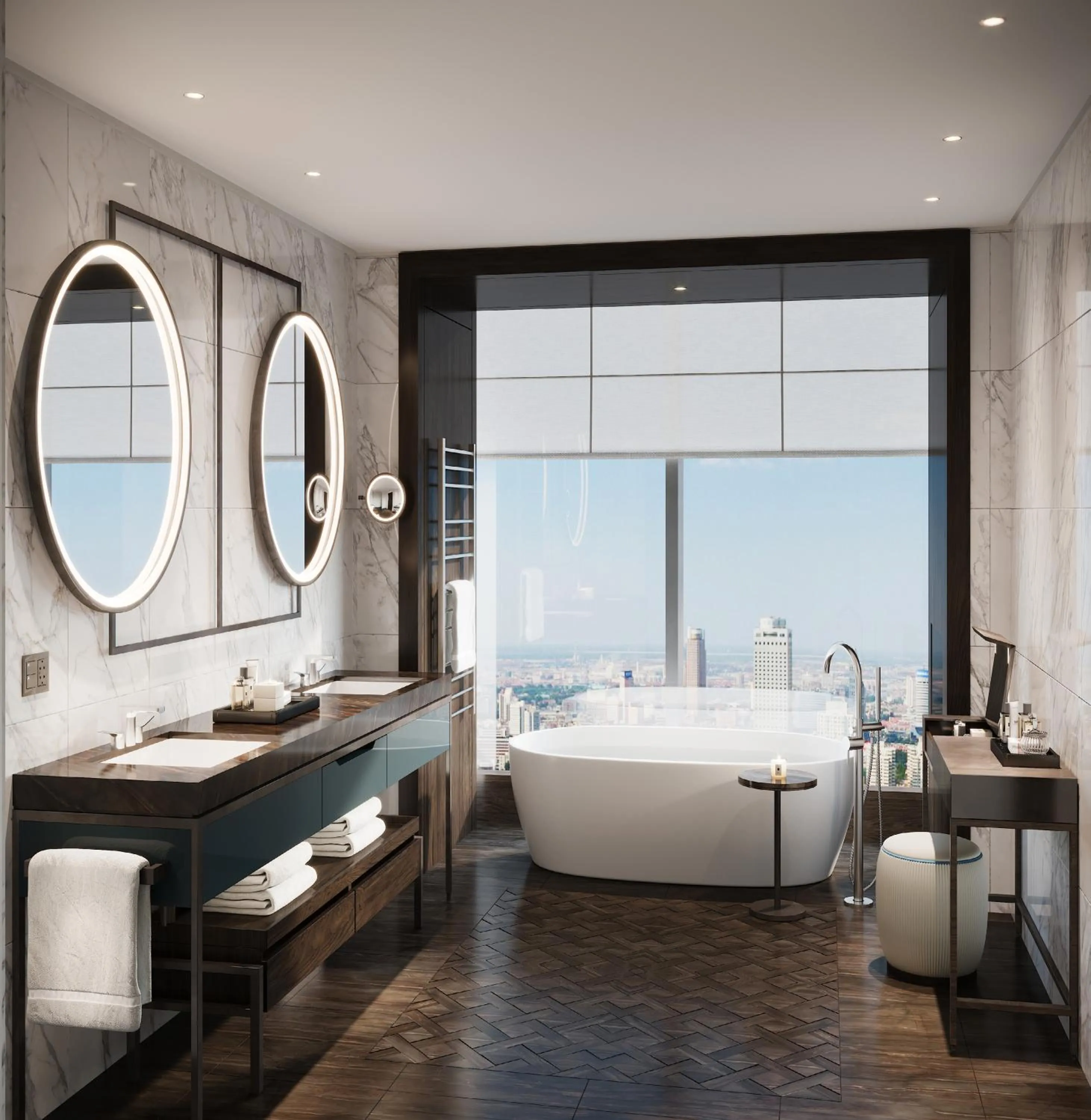 Toilet, Bed in Kempinski Hotel Jinan