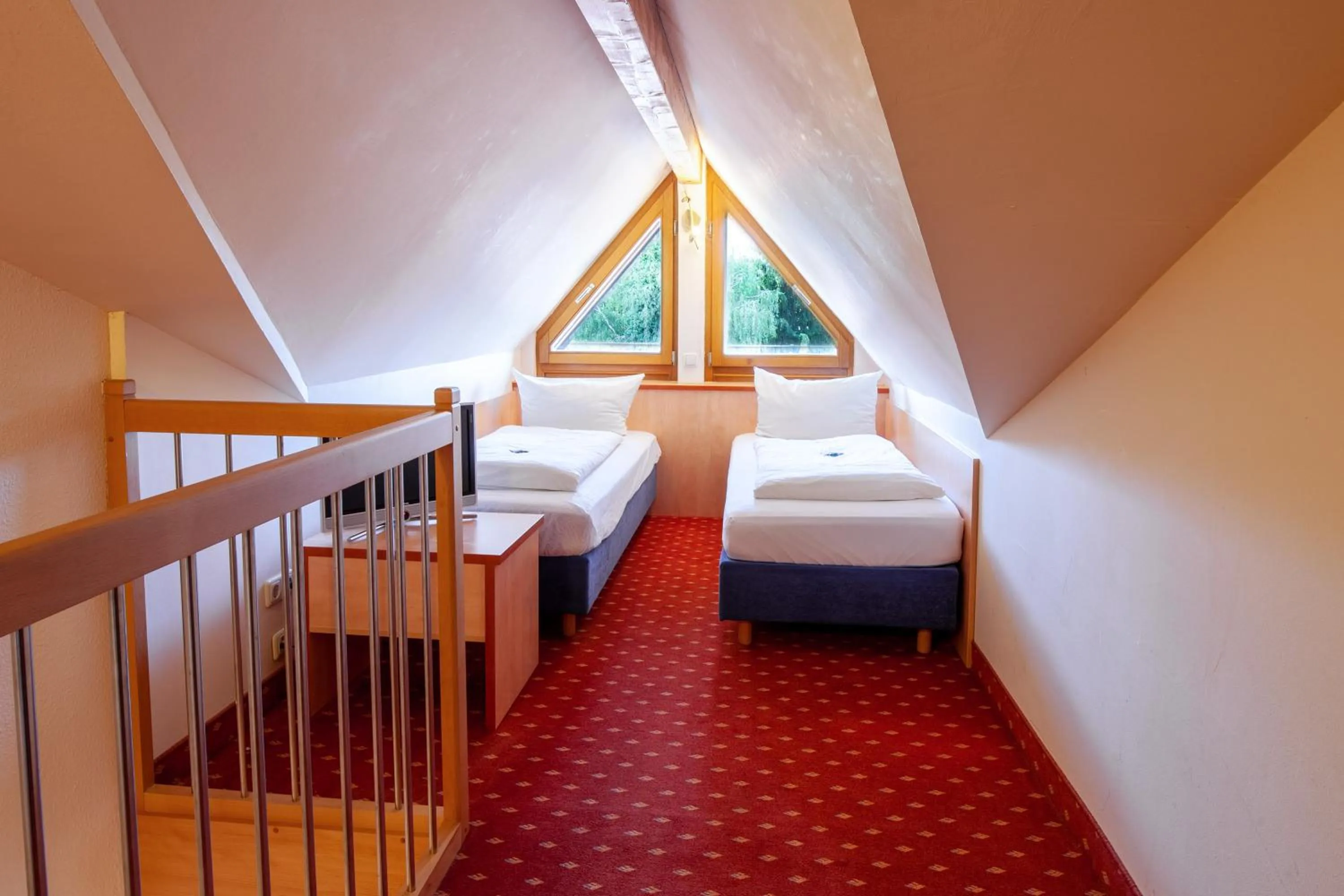 Bed in Landgasthof 'Zur Quelle'