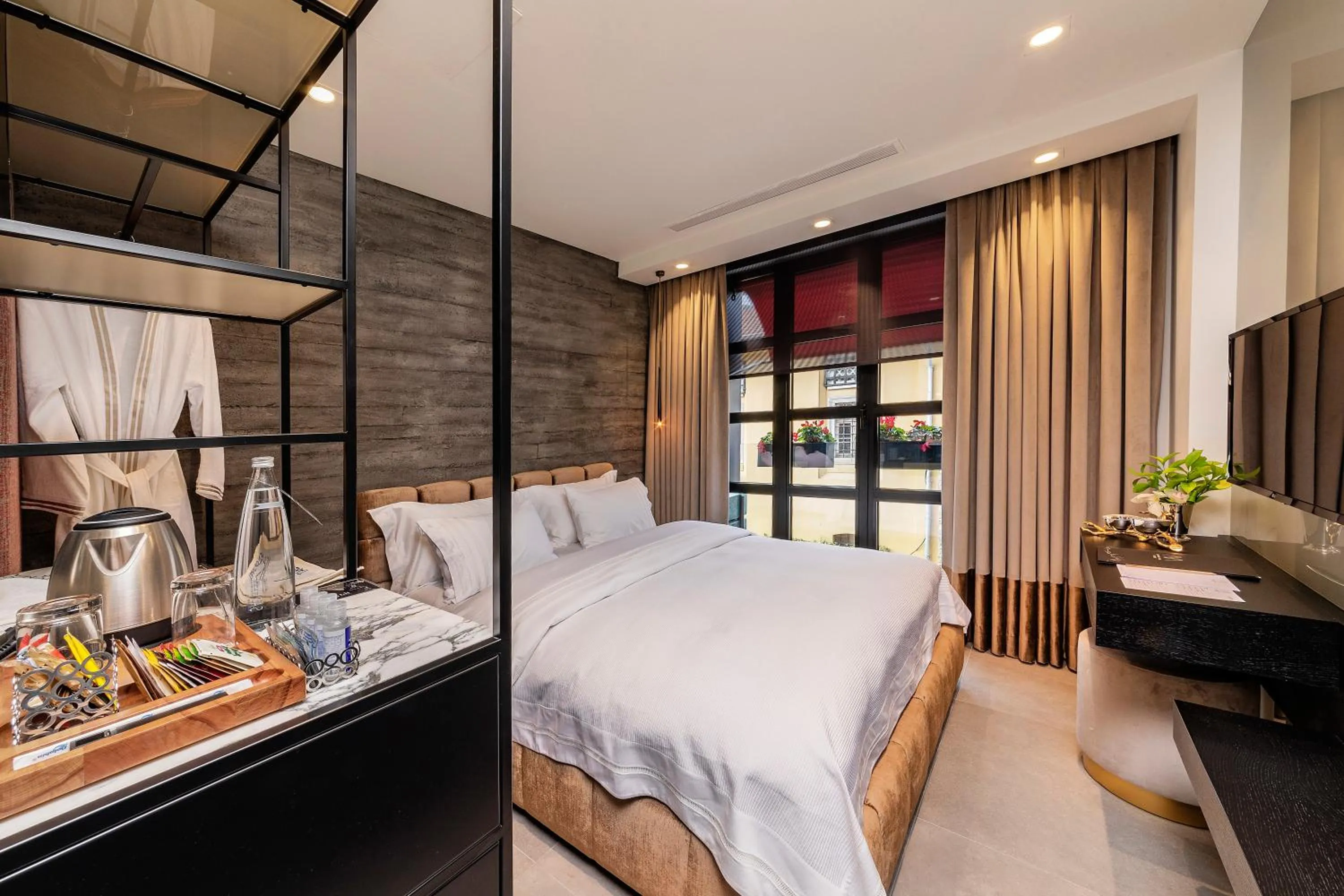 Bed in Aya Sultanahmet Hotel