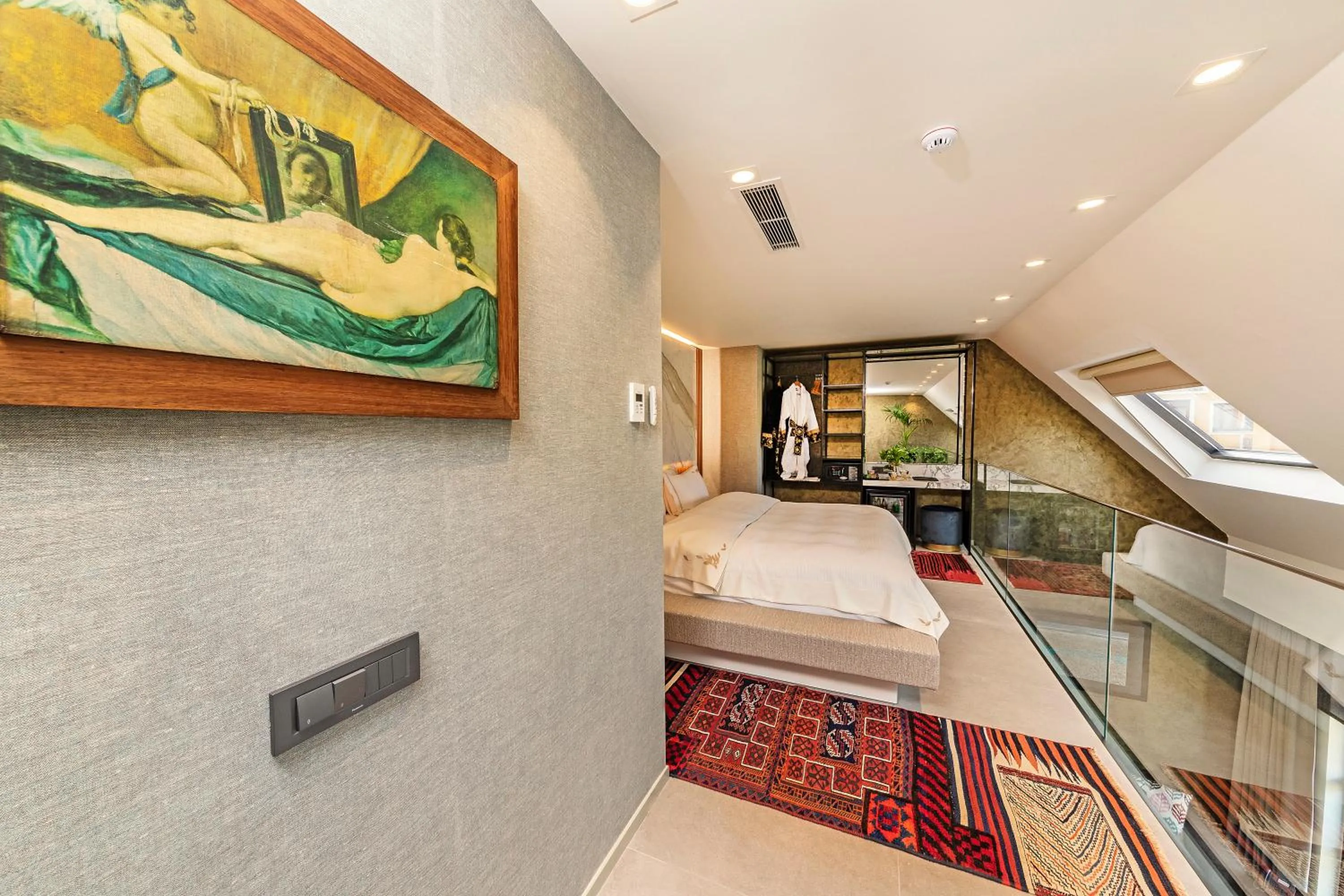 Bed in Aya Sultanahmet Hotel