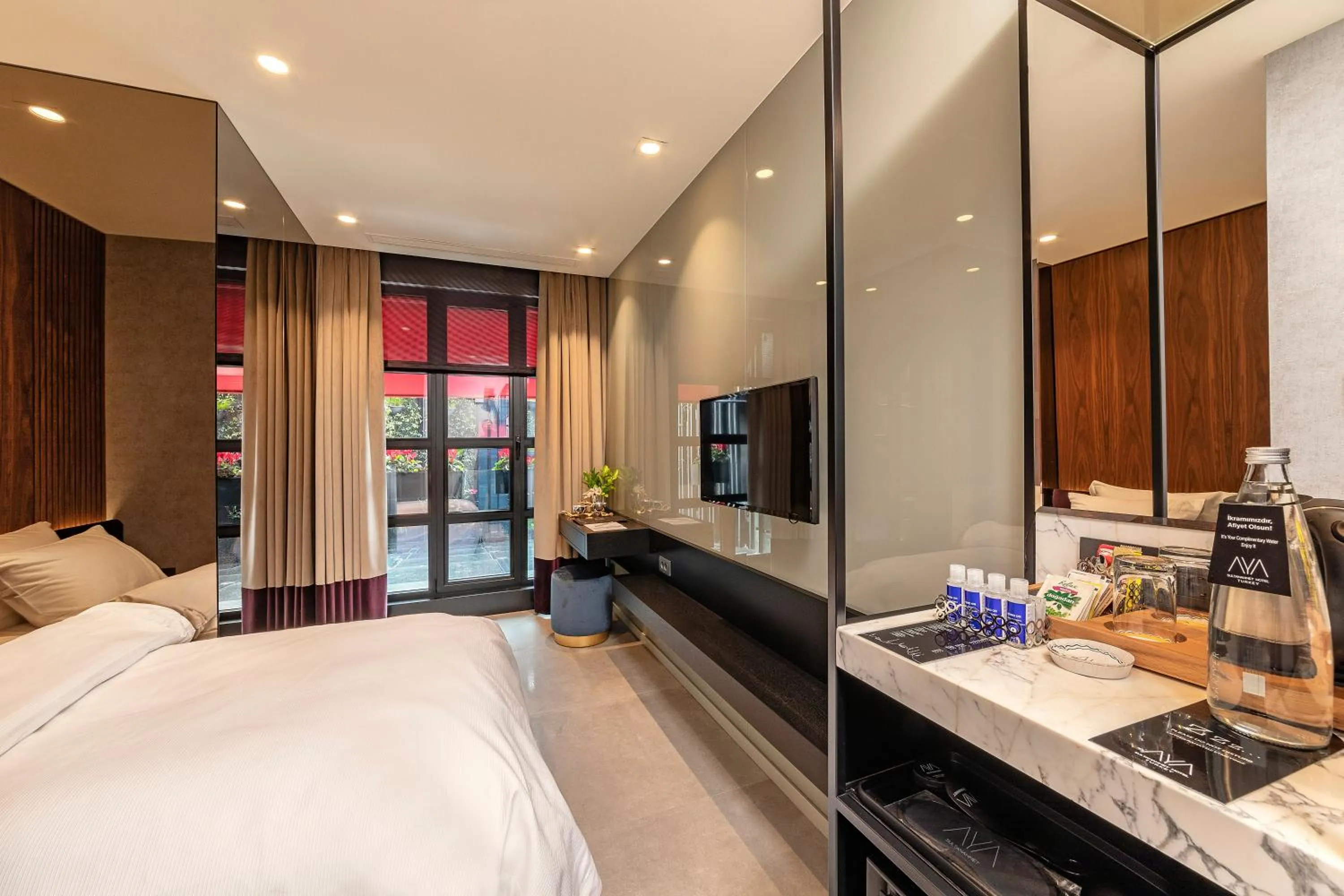 Bed in Aya Sultanahmet Hotel