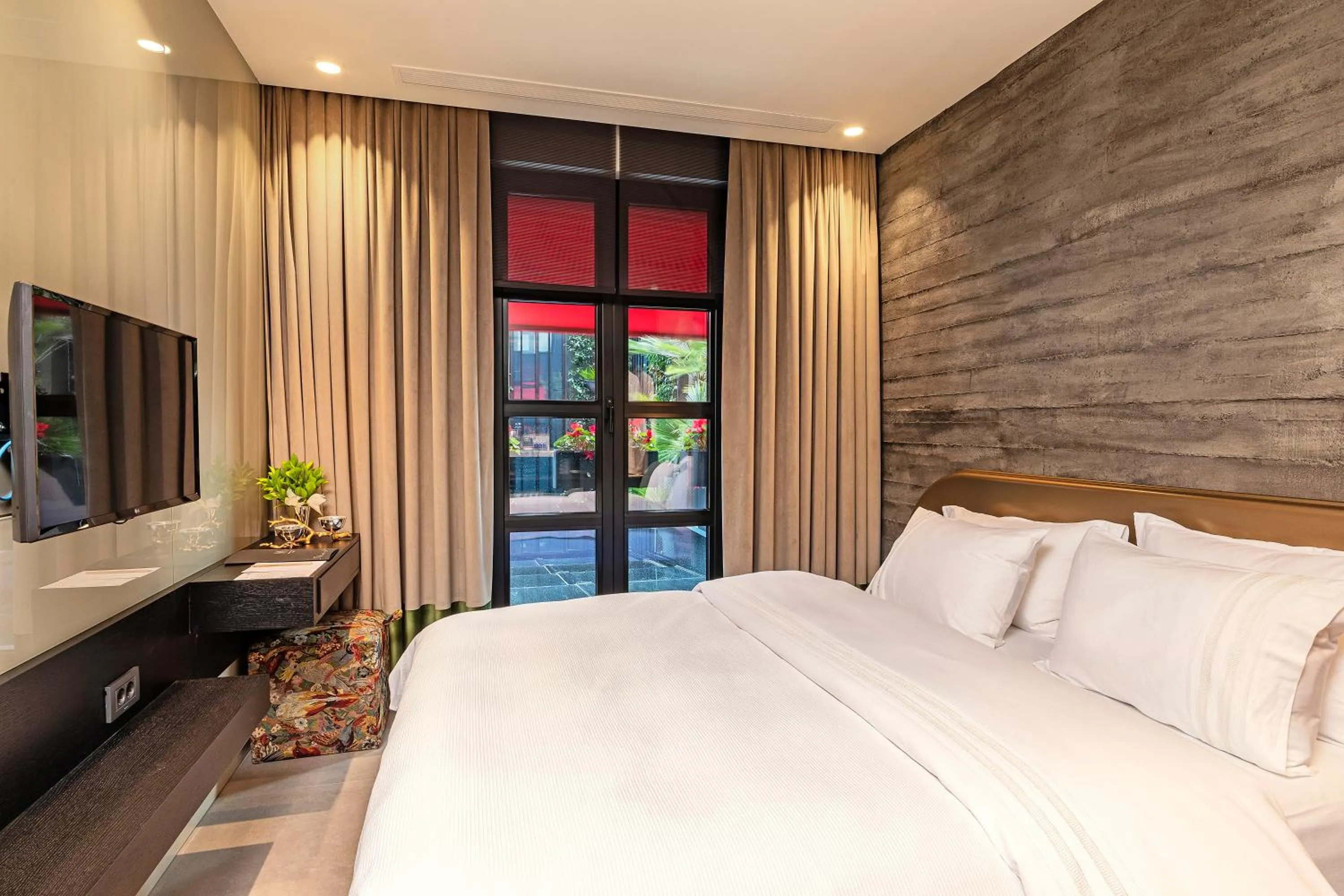 Bed in Aya Sultanahmet Hotel