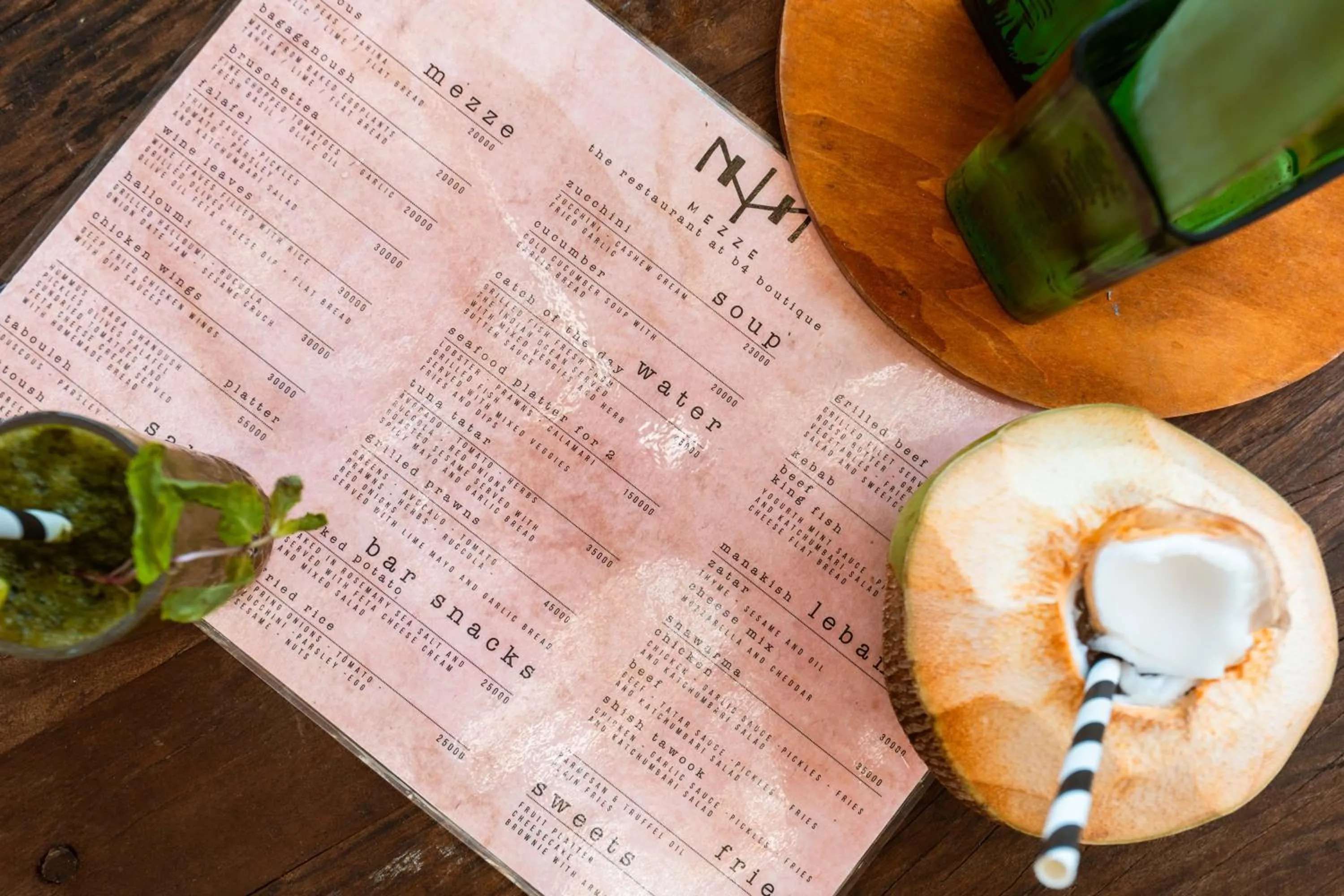 Restaurant/places to eat in B4 BOUTIQUE