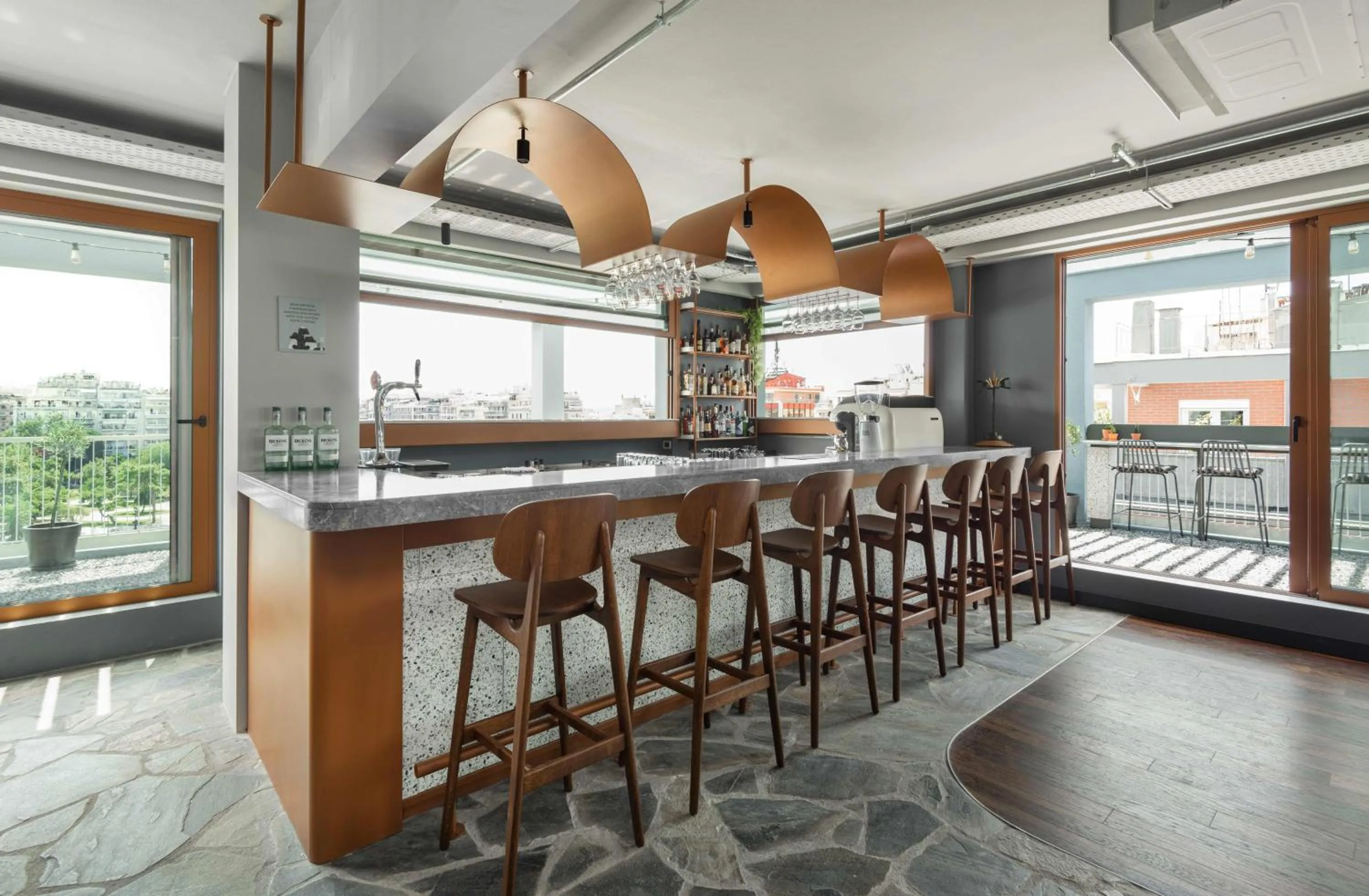 Lounge or bar in Zeus is Loose Hostel