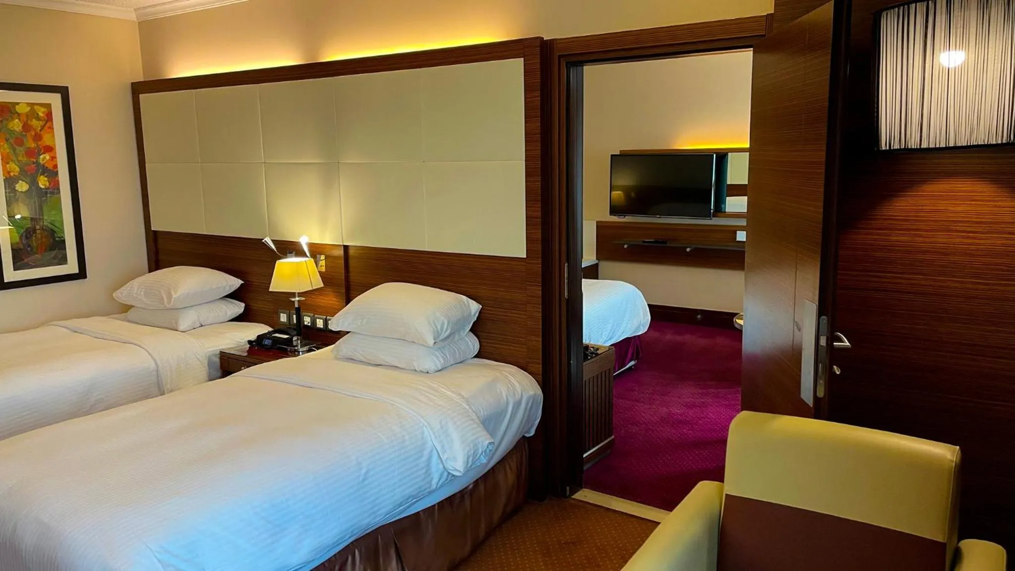 Photo of the whole room, Bed in Crowne Plaza Amman by IHG