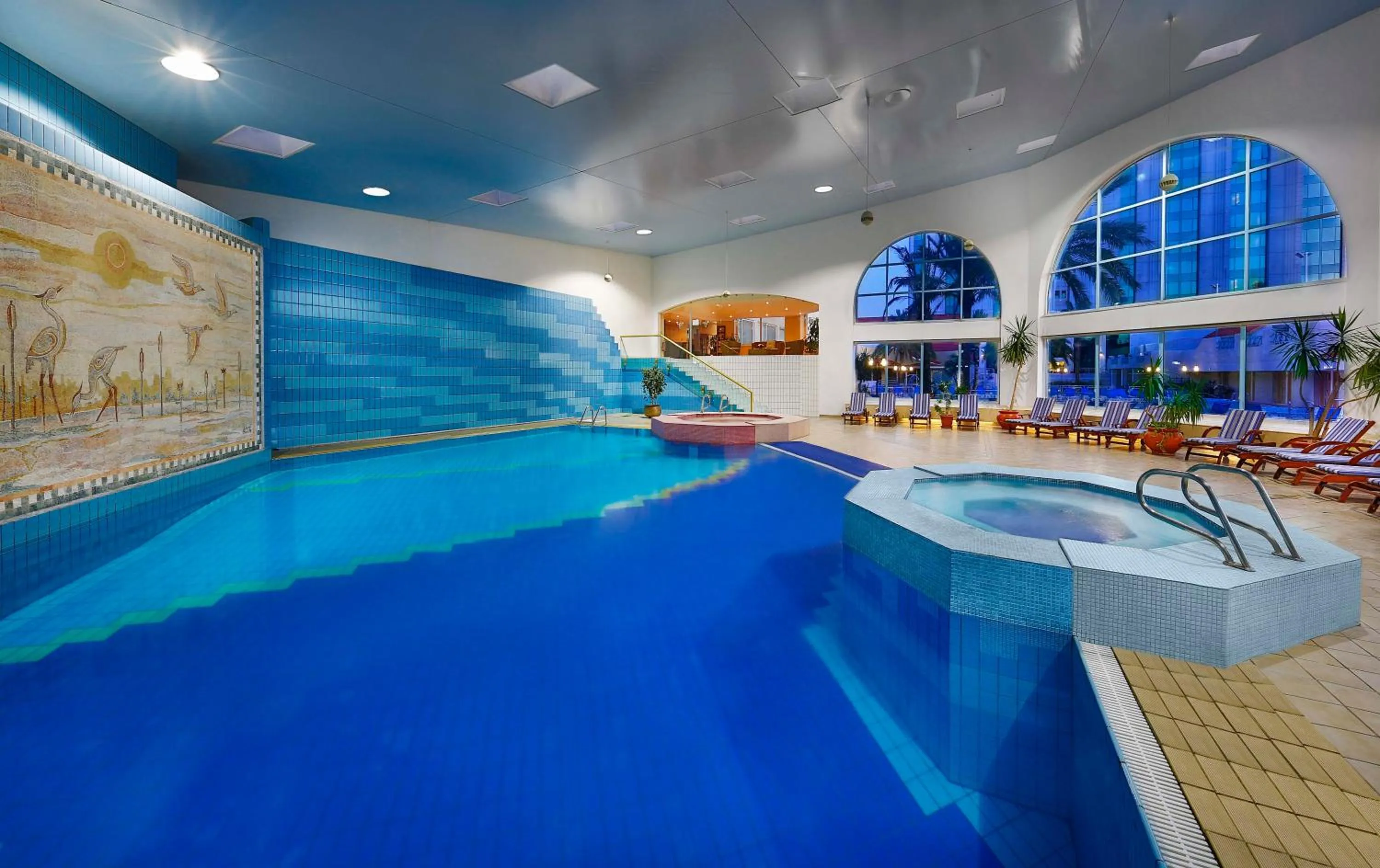 Swimming pool in Crowne Plaza Amman by IHG