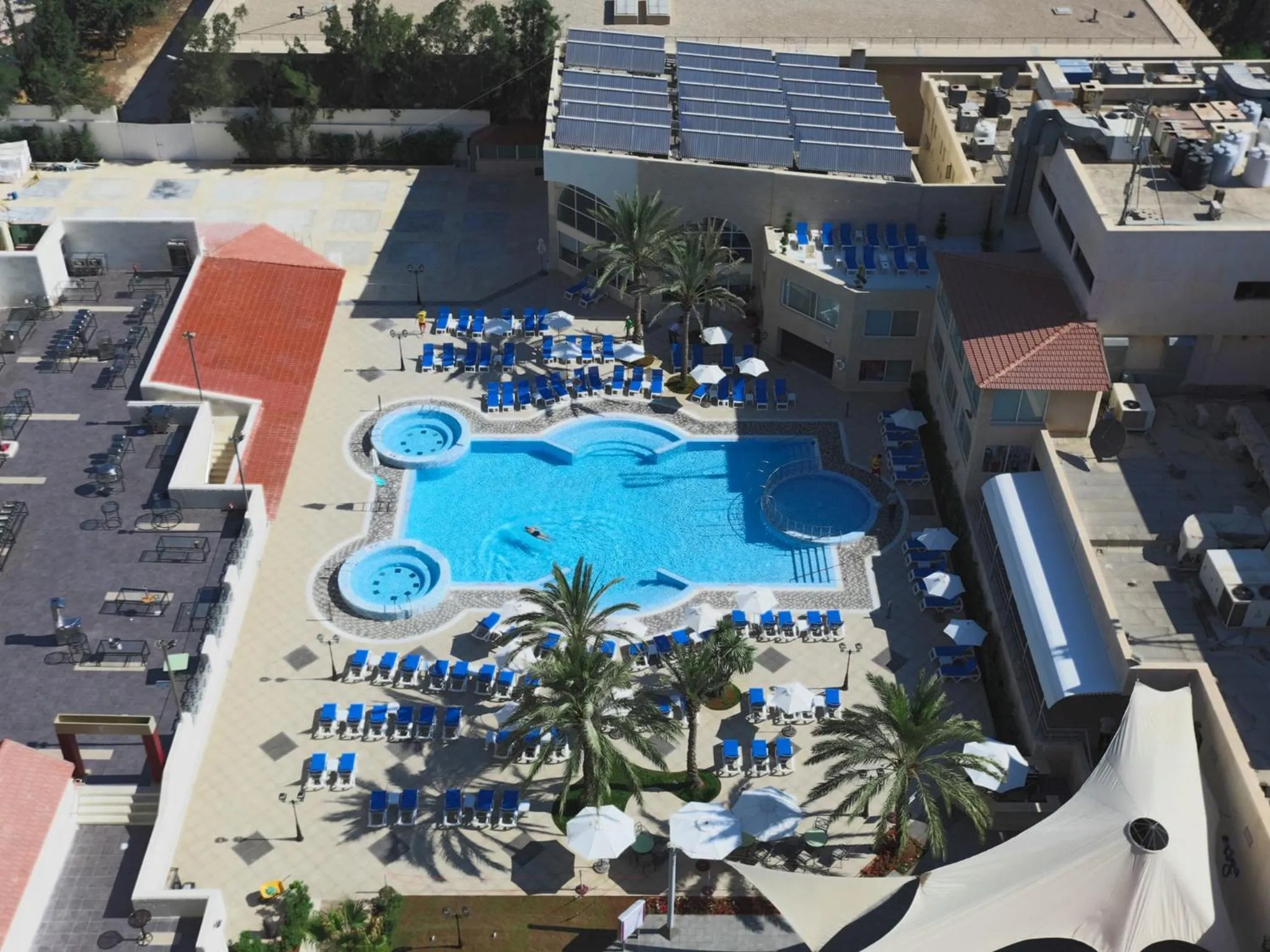 Swimming pool in Crowne Plaza Amman by IHG