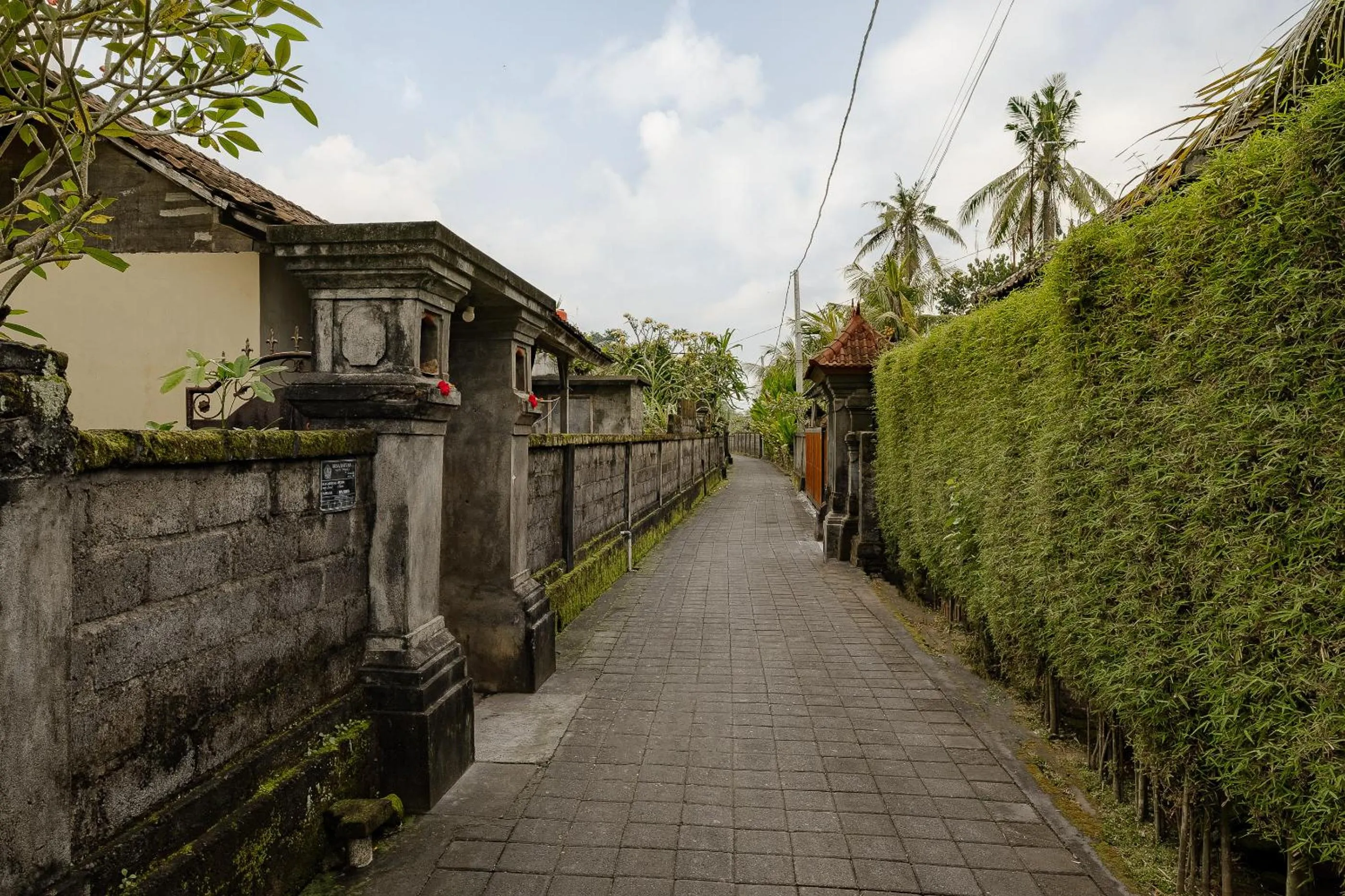 Street view in Yanyan Resort Ubud