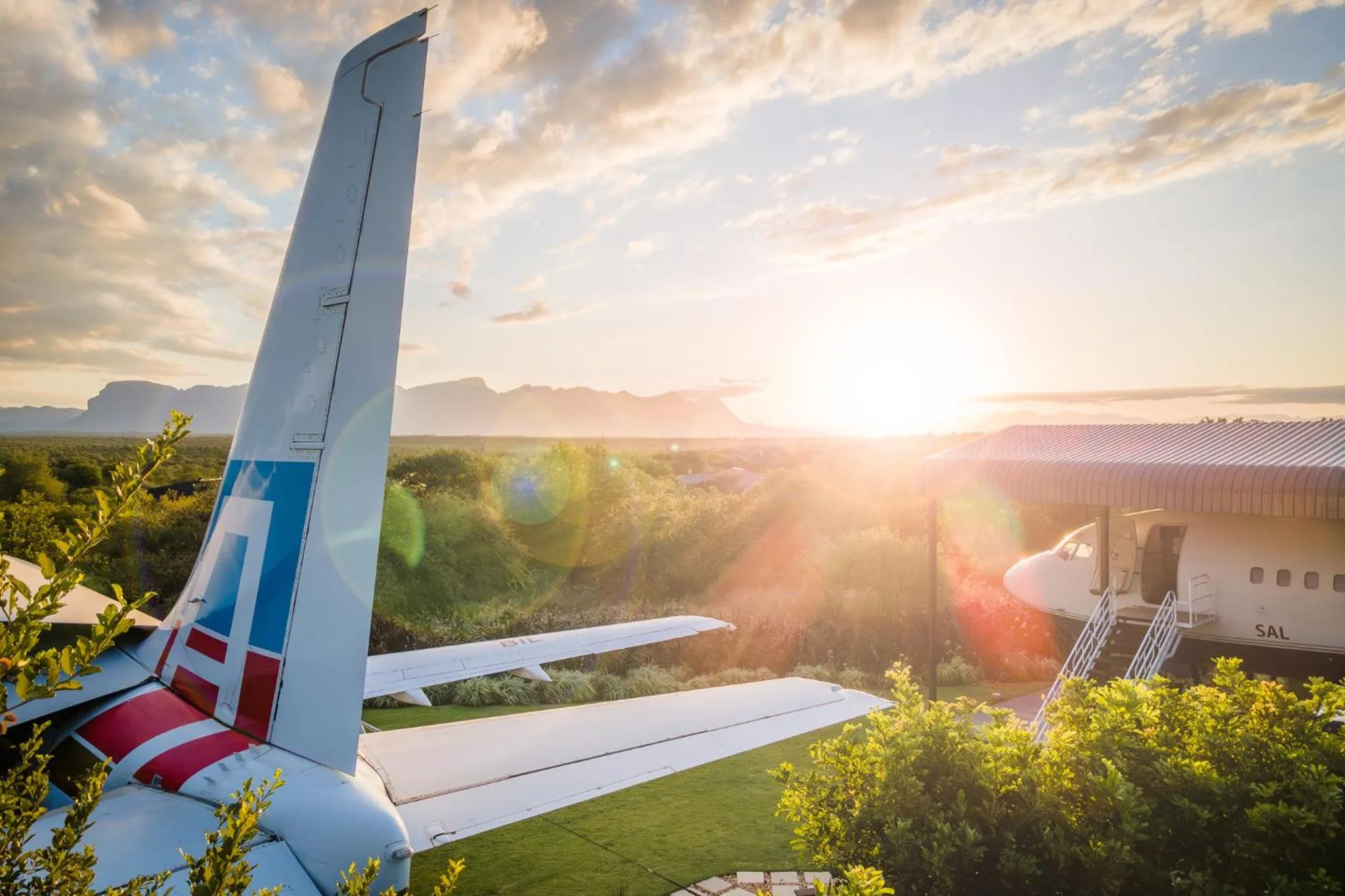 Natural landscape in Aerotel