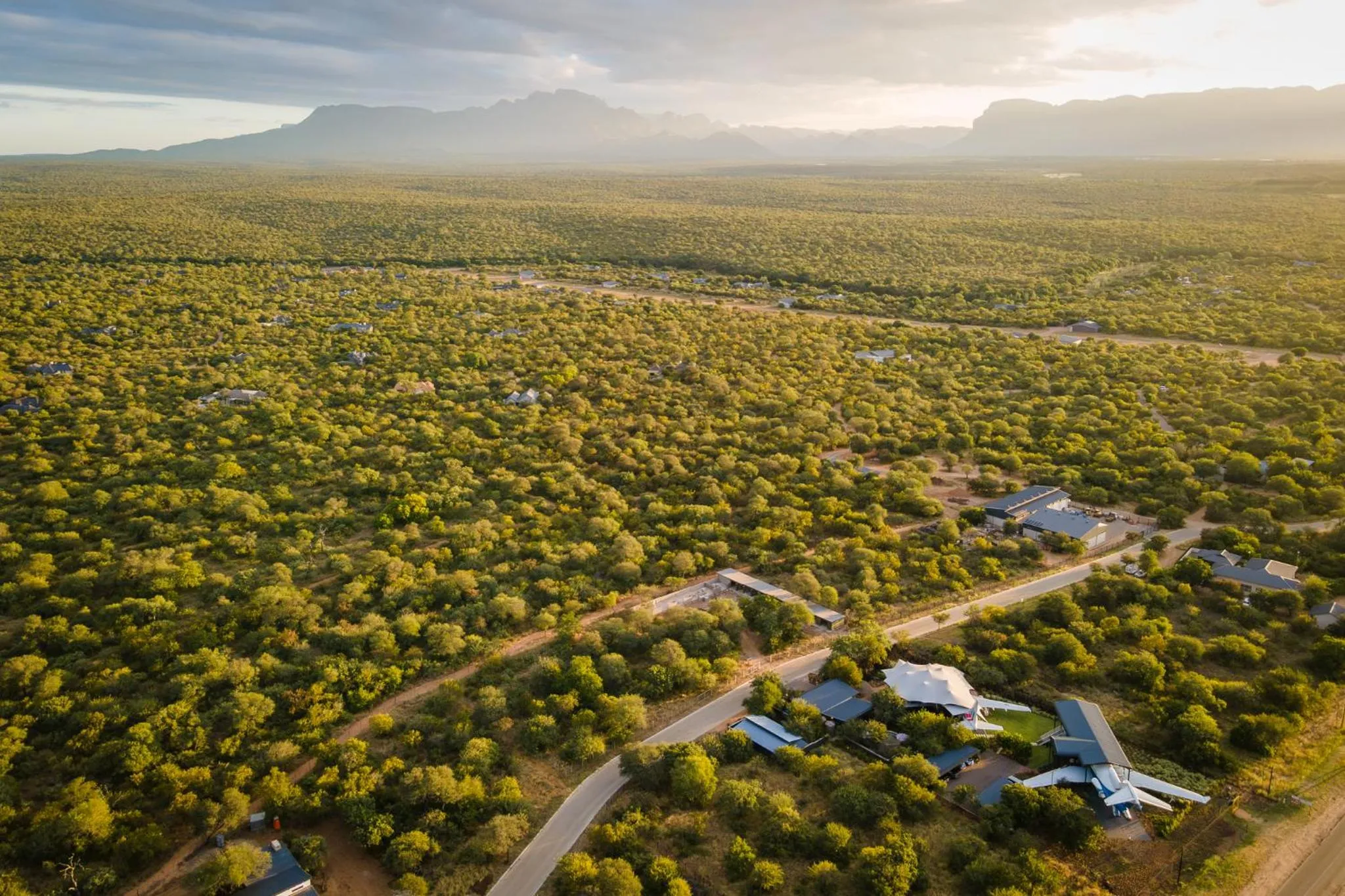 Natural landscape in Aerotel