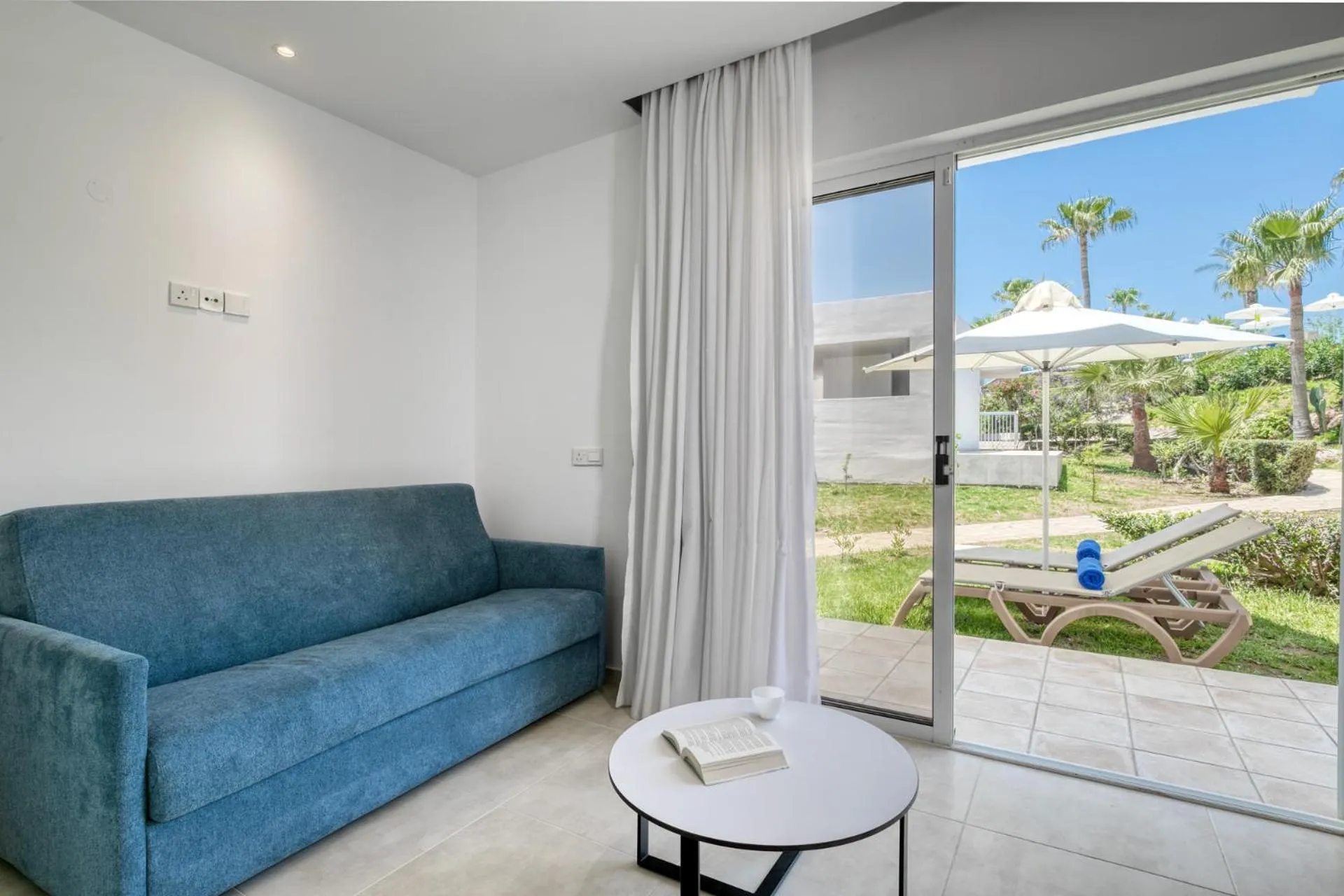 Seating area in Atlantica SunGarden Beach