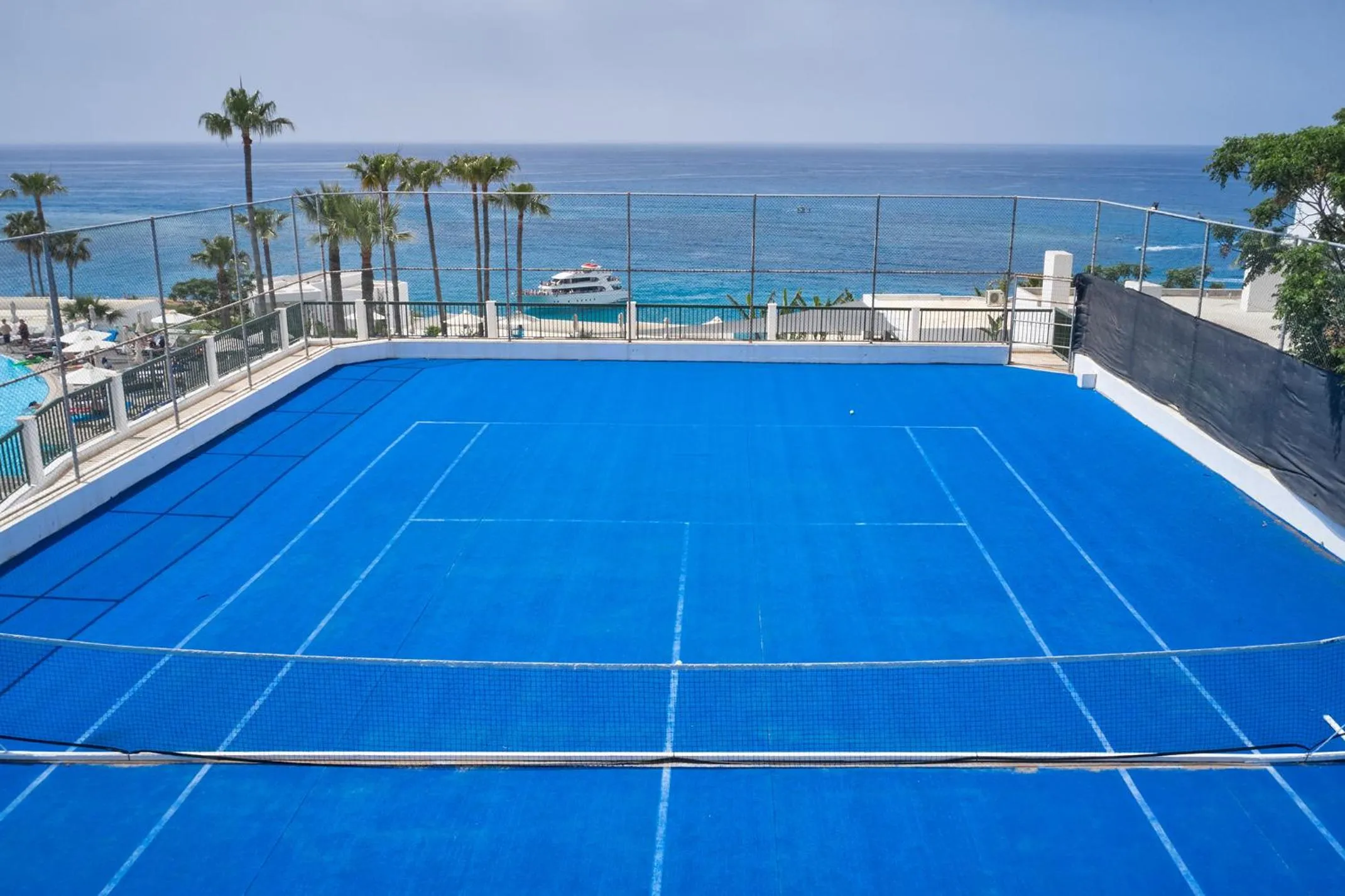 Tennis court in Atlantica SunGarden Beach