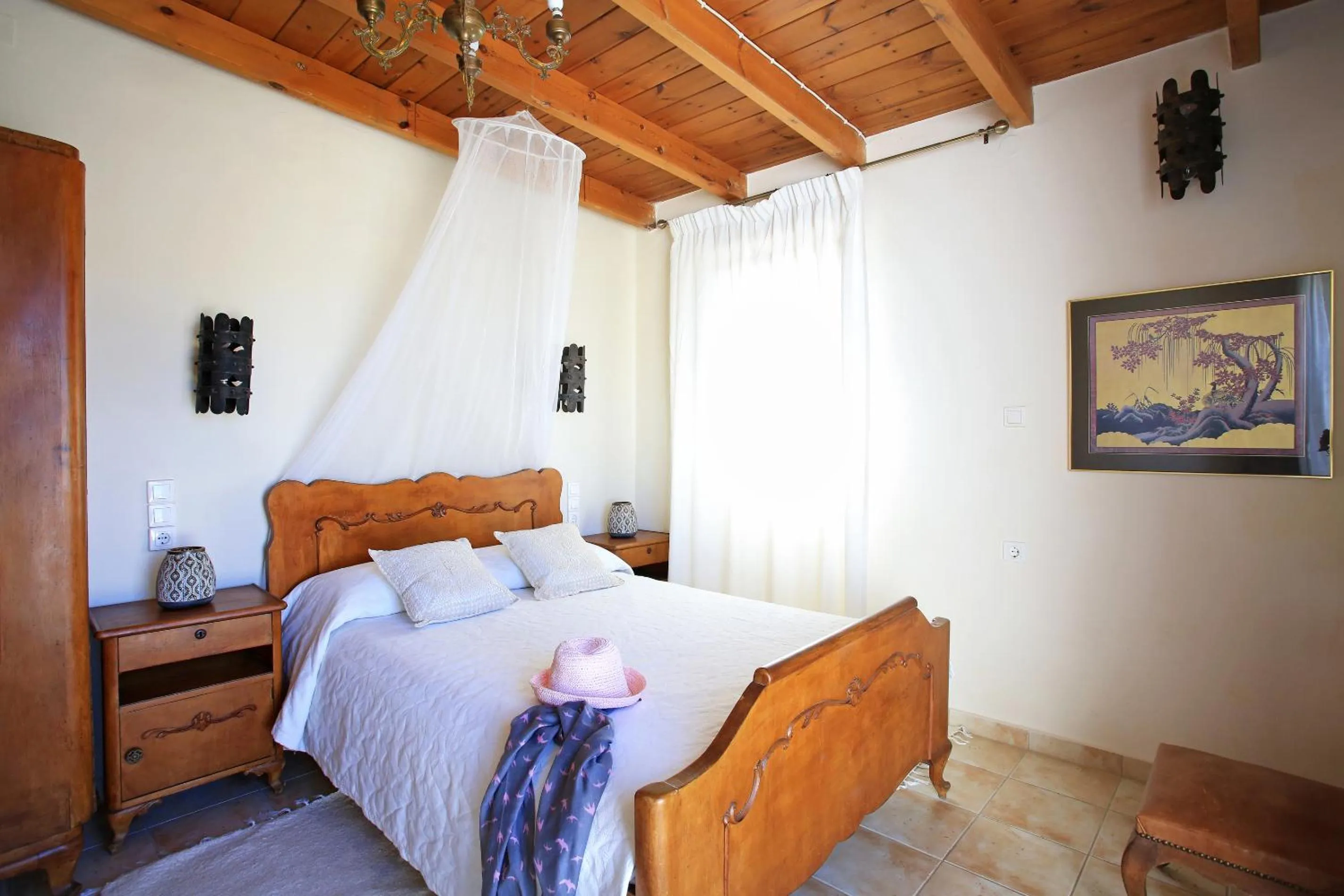Bedroom, Bed in Villa Oasis