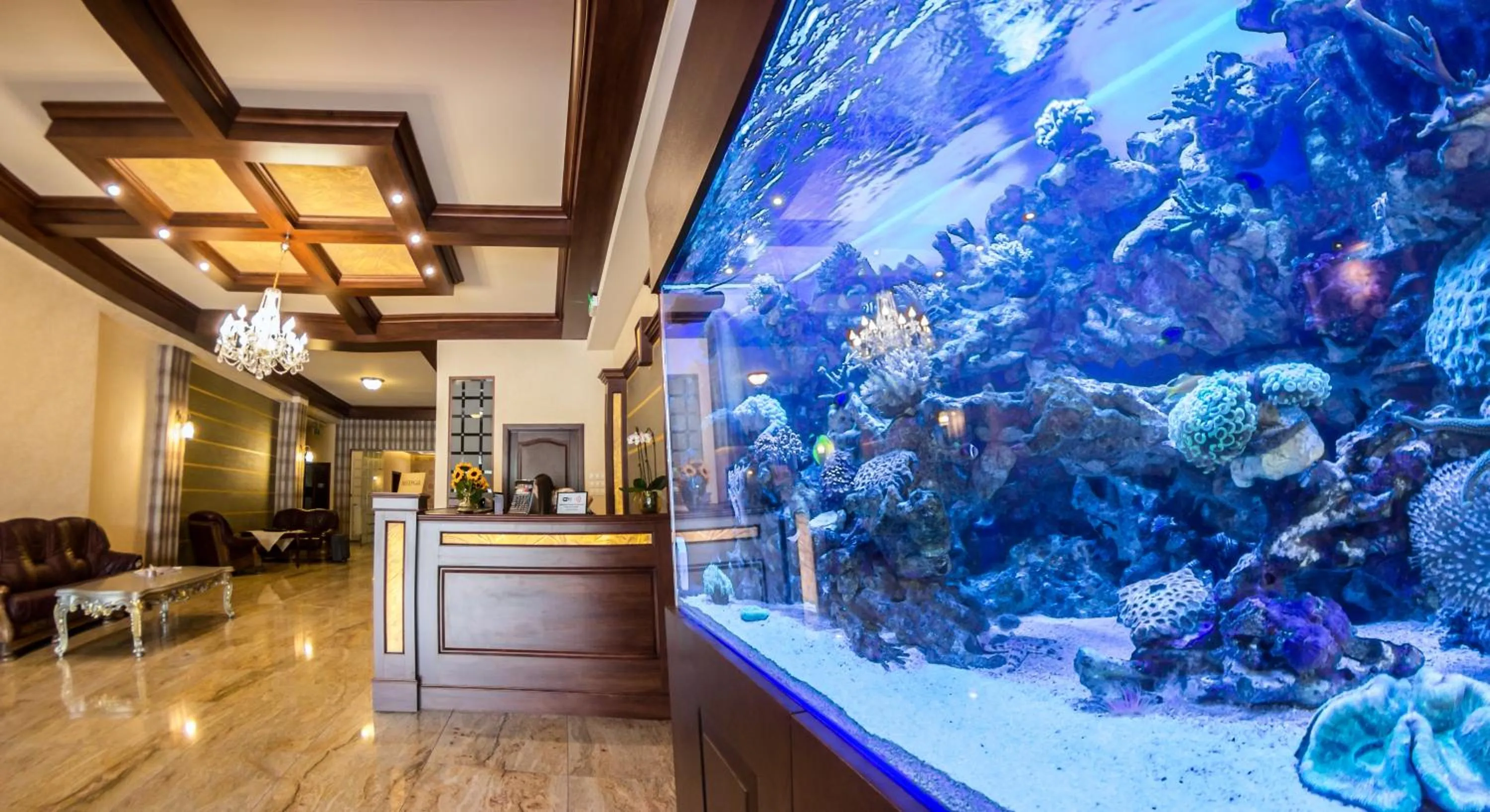 Lobby or reception in Złote Arkady