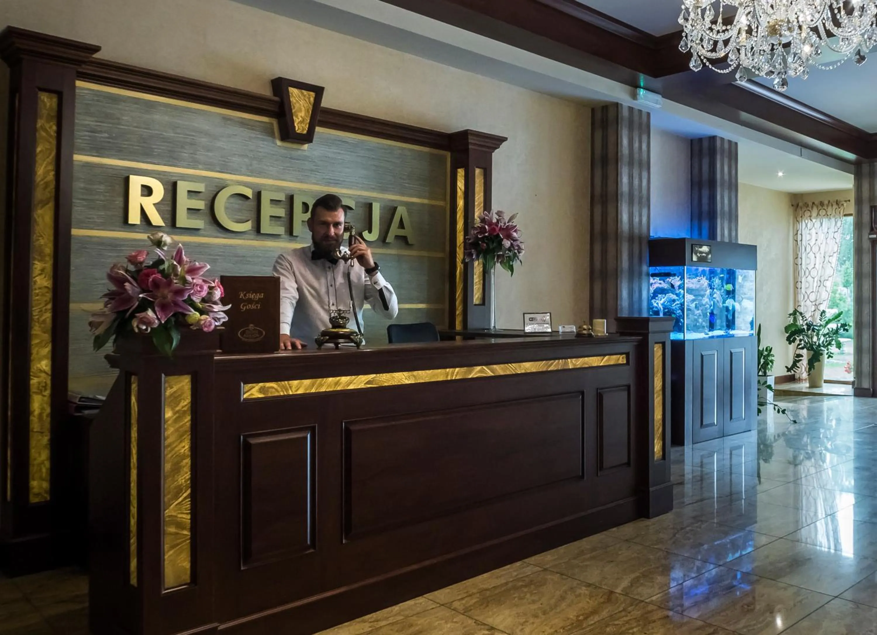 Lobby or reception in Złote Arkady