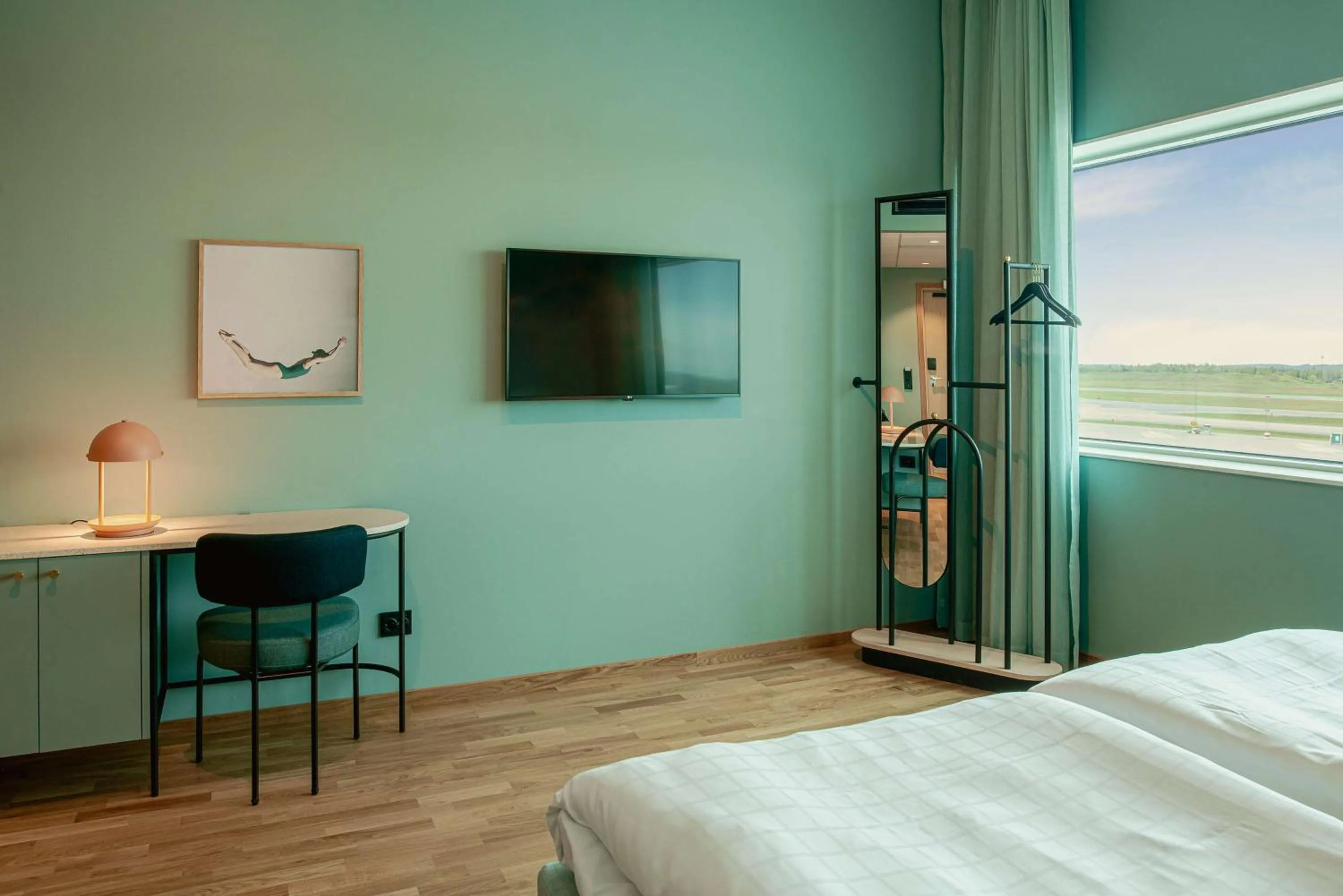 Bedroom, Bed in Scandic Landvetter