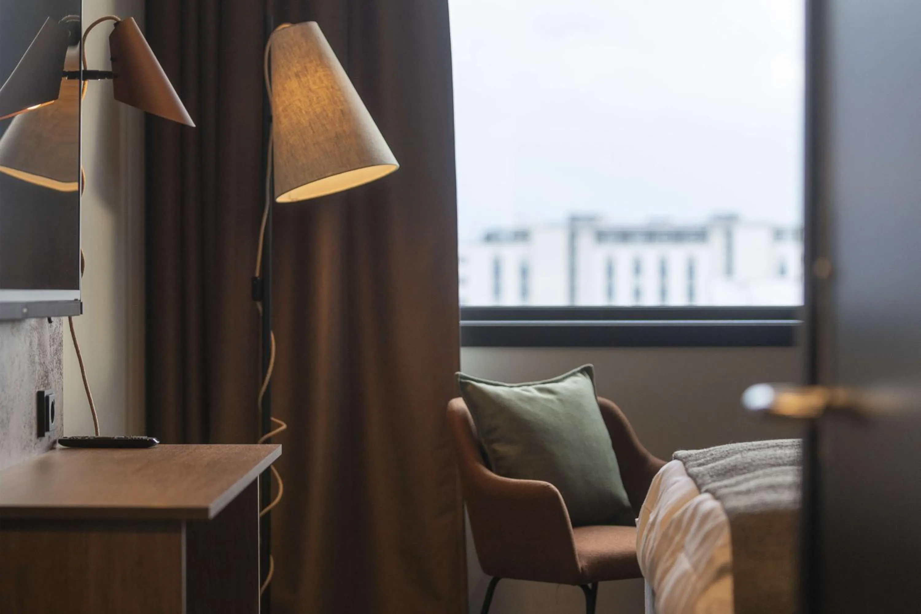 Bedroom, Bed in Scandic Sortland