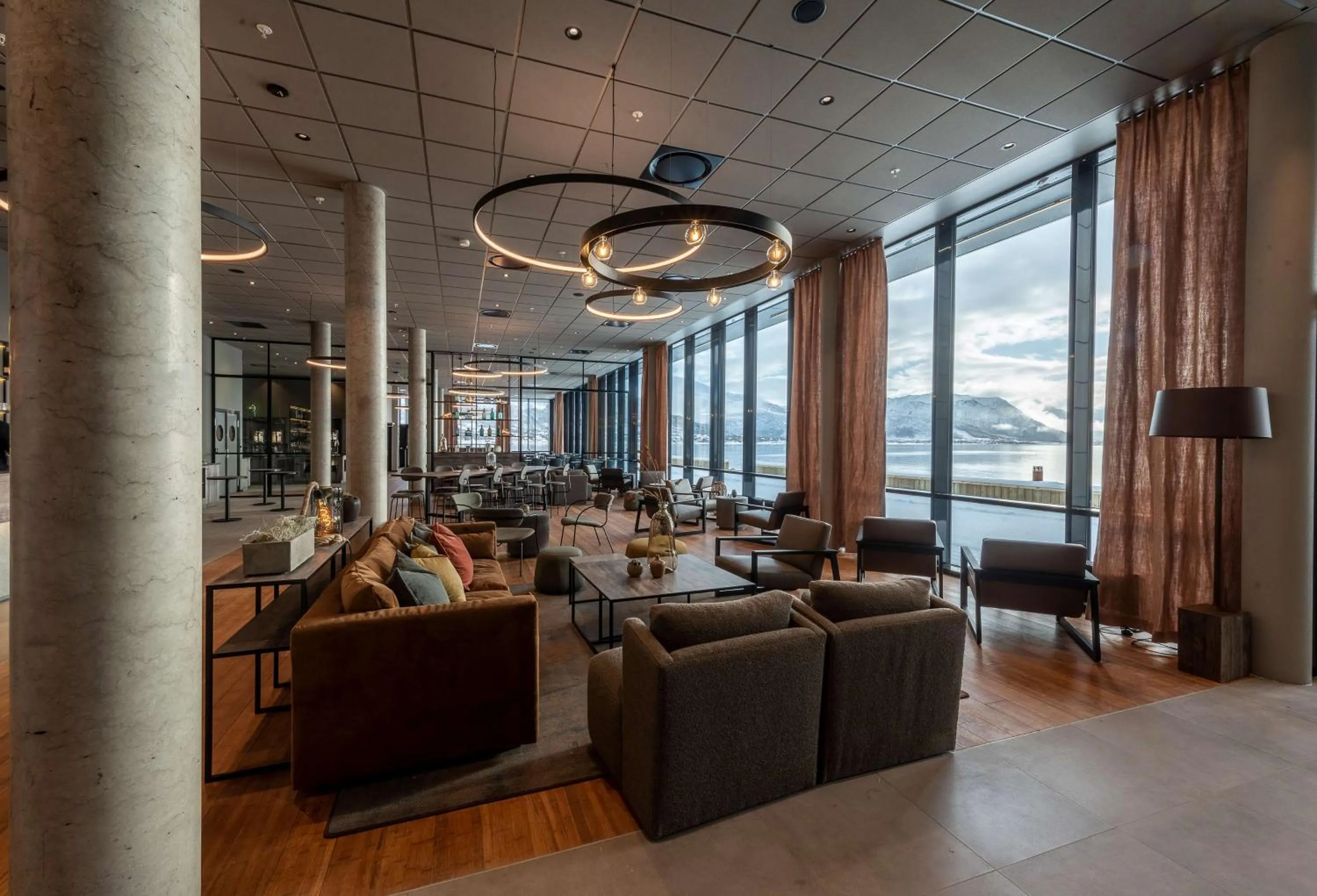 Lobby or reception in Scandic Sortland