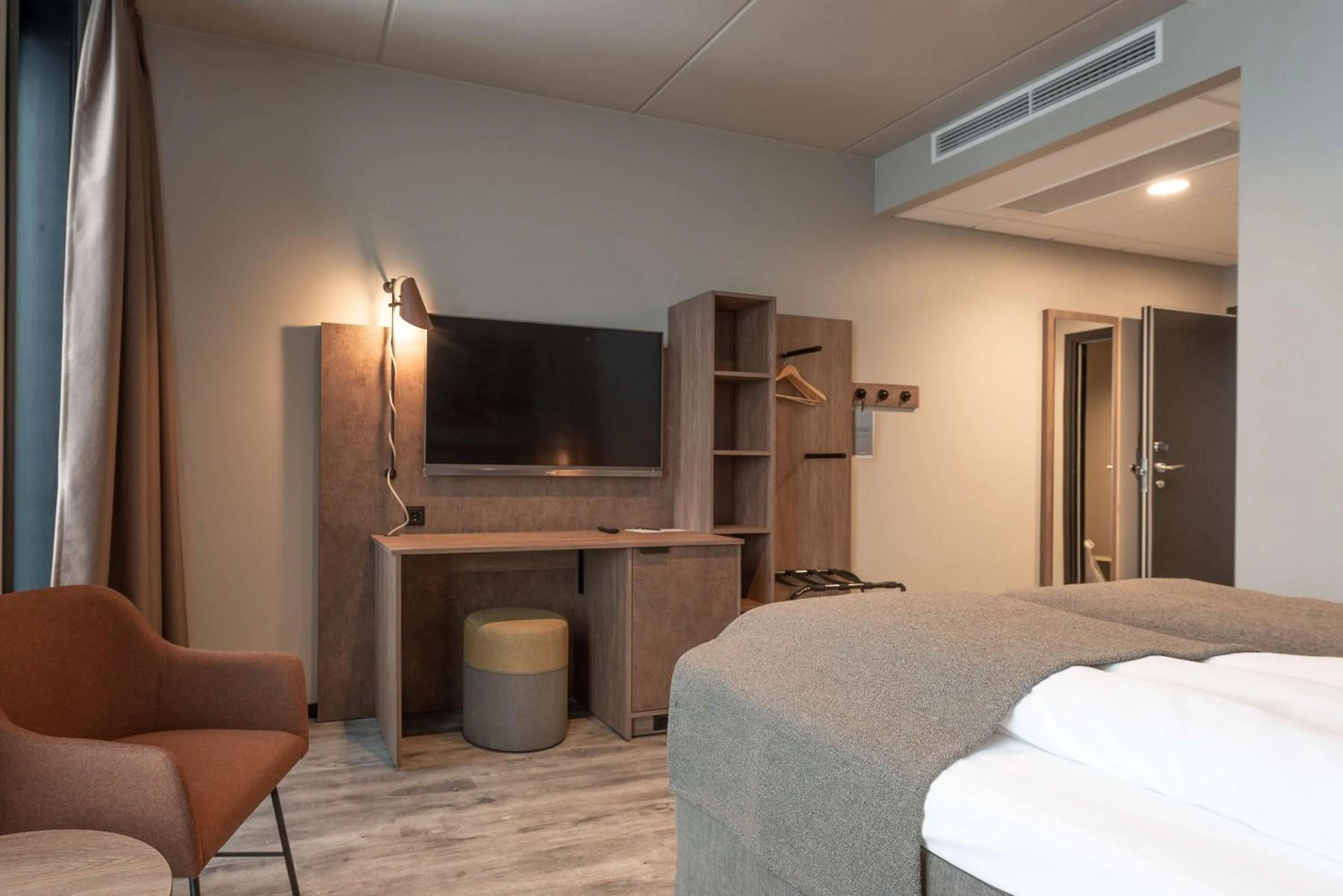 Bedroom, Bed in Scandic Sortland