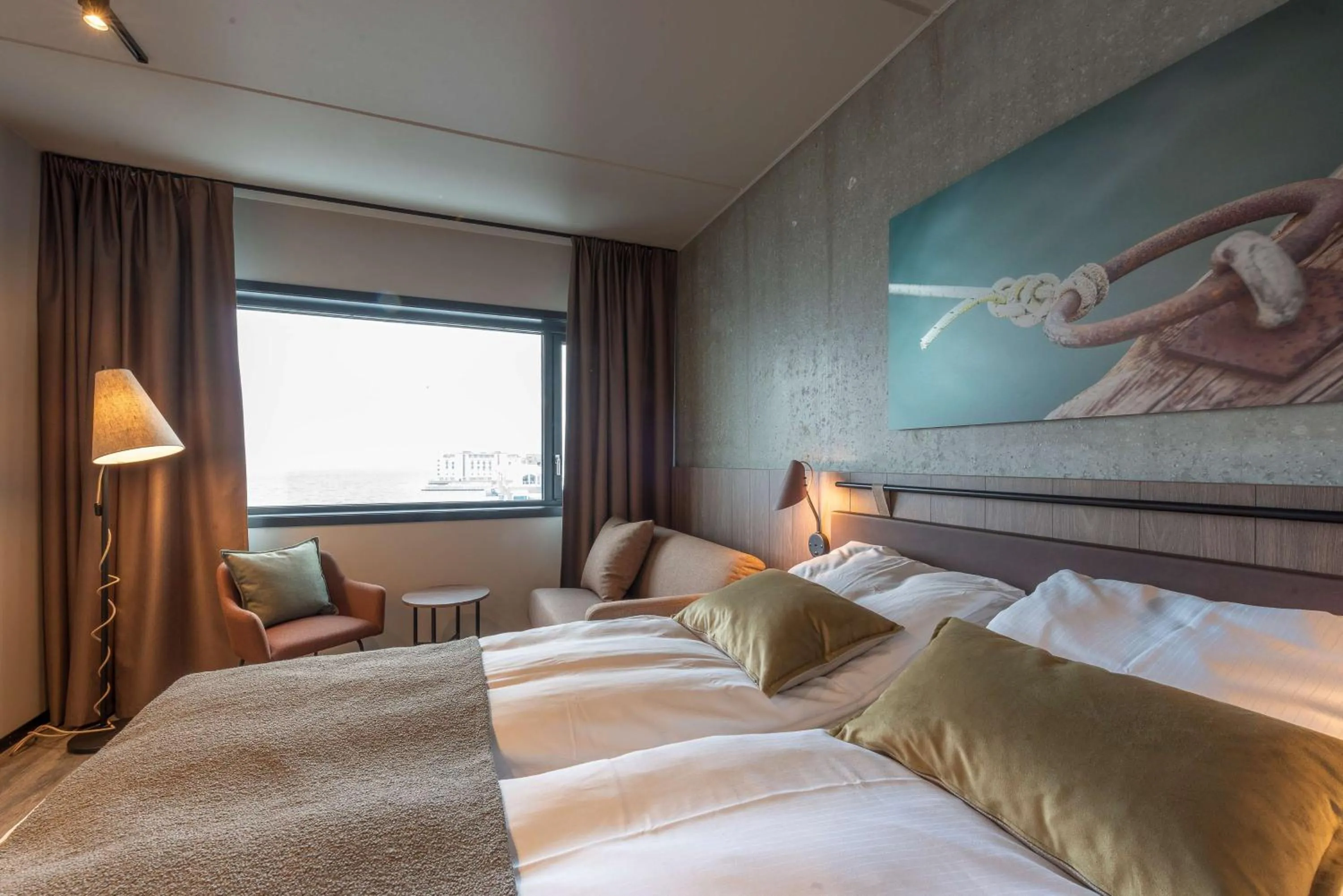 Bedroom, Bed in Scandic Sortland