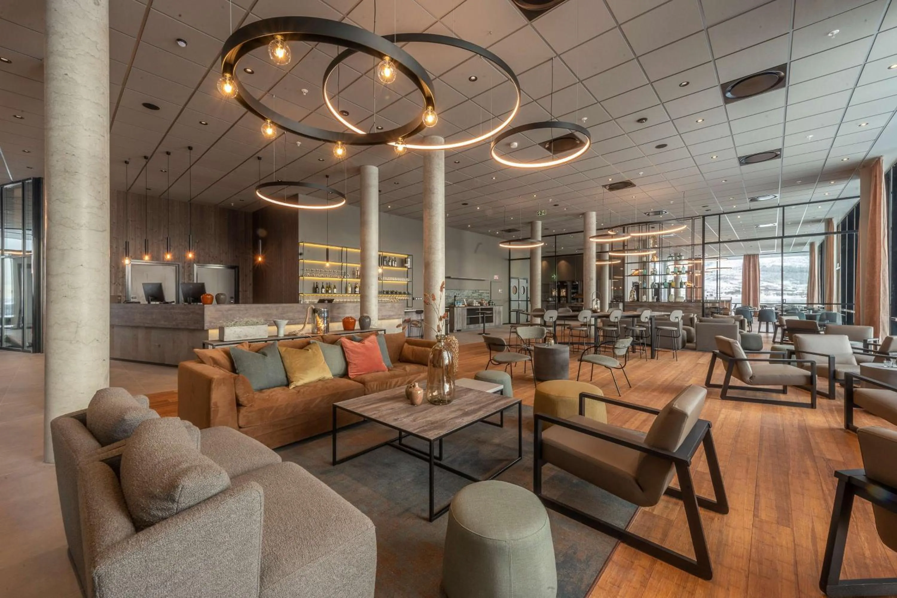 Lobby or reception in Scandic Sortland