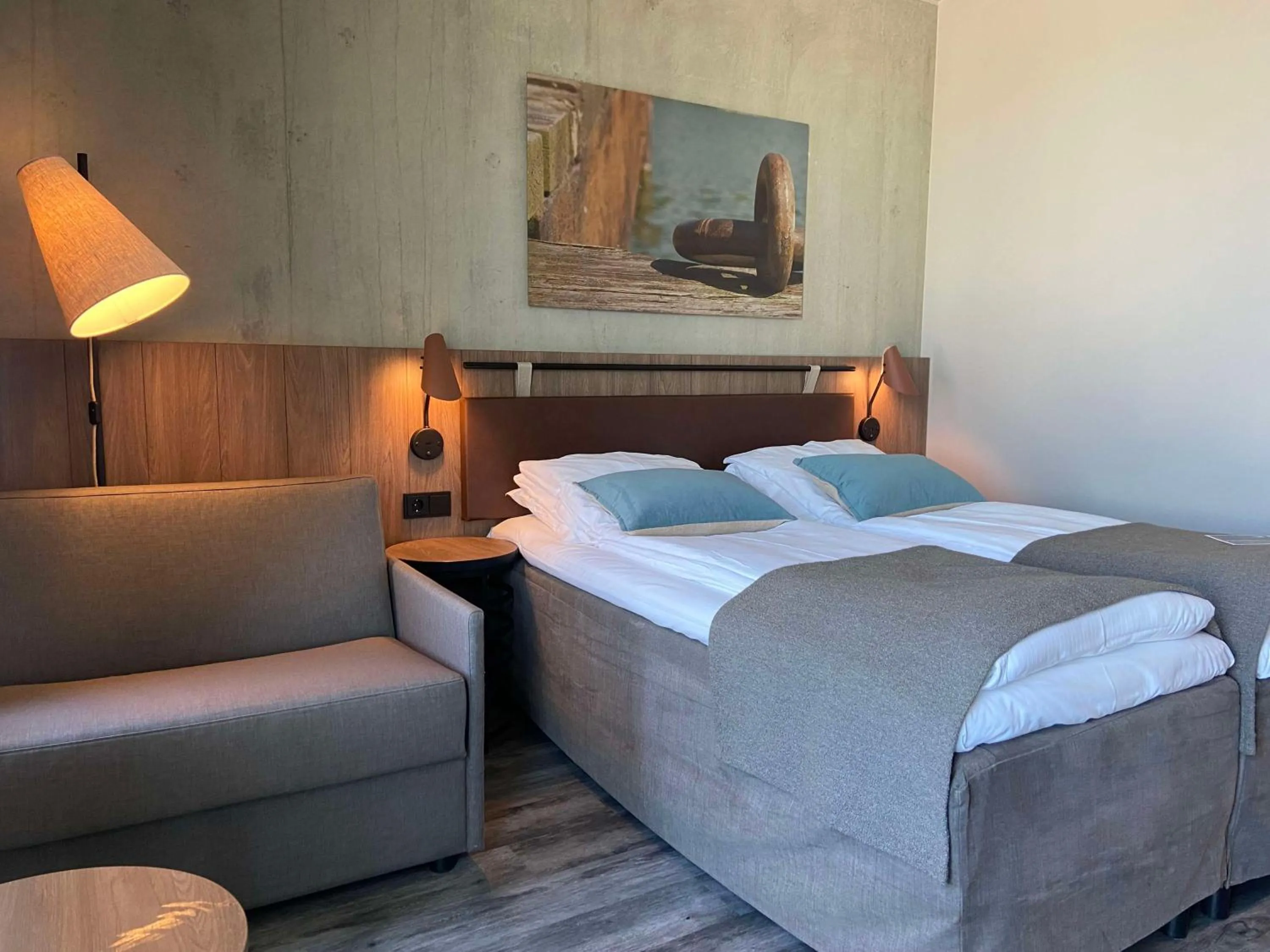 Bedroom, Bed in Scandic Sortland