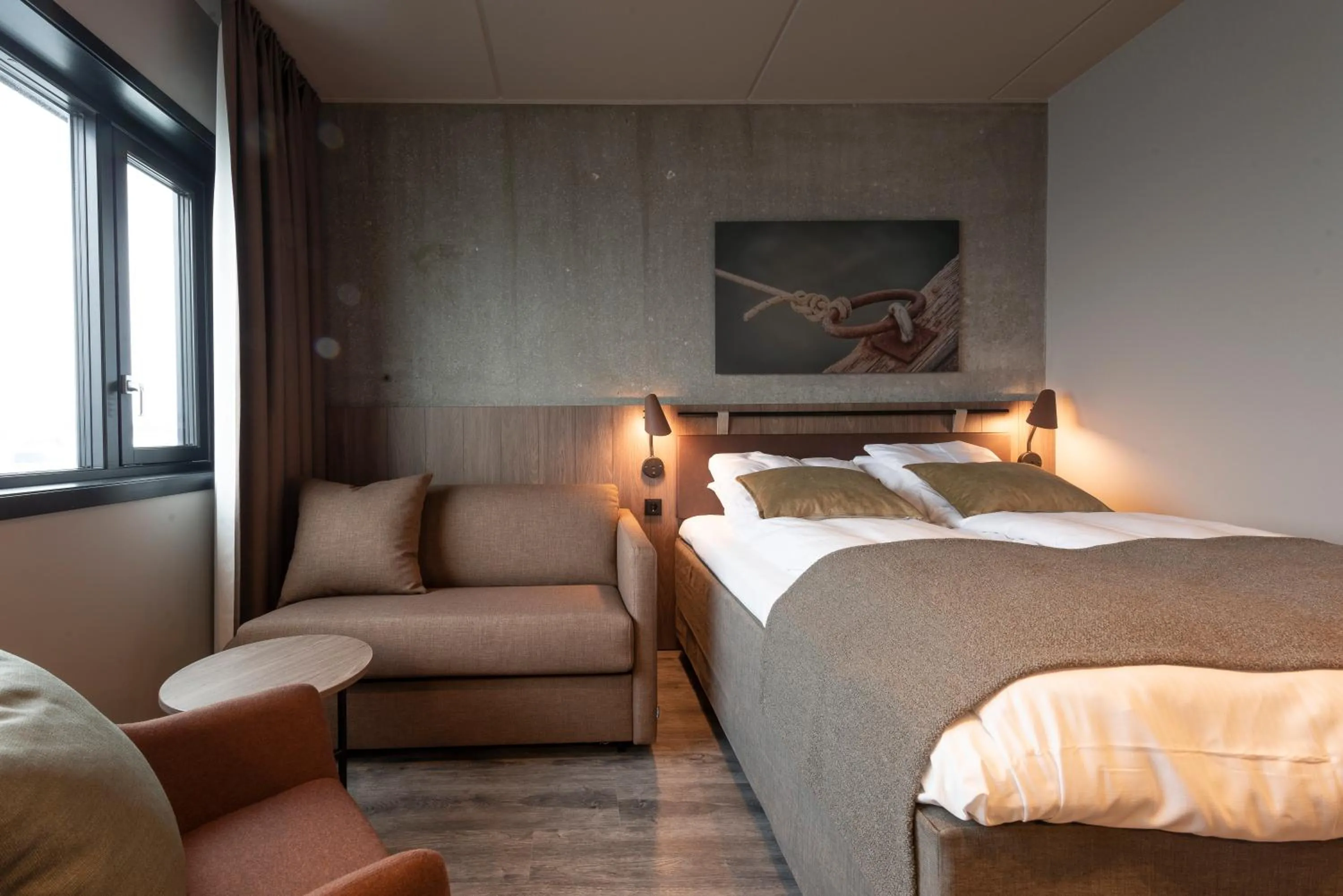 Photo of the whole room, Bed in Scandic Sortland