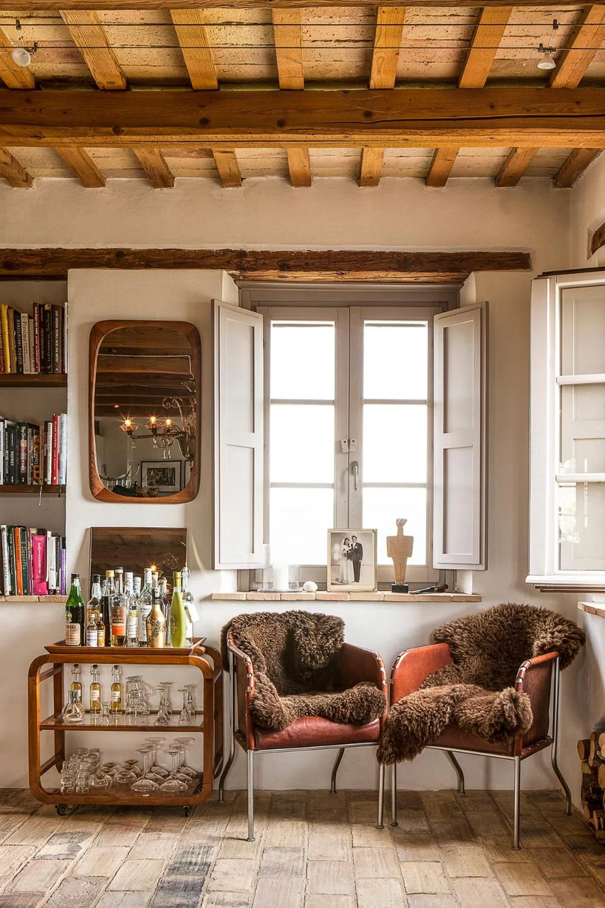 Library in Casa San Ruffino