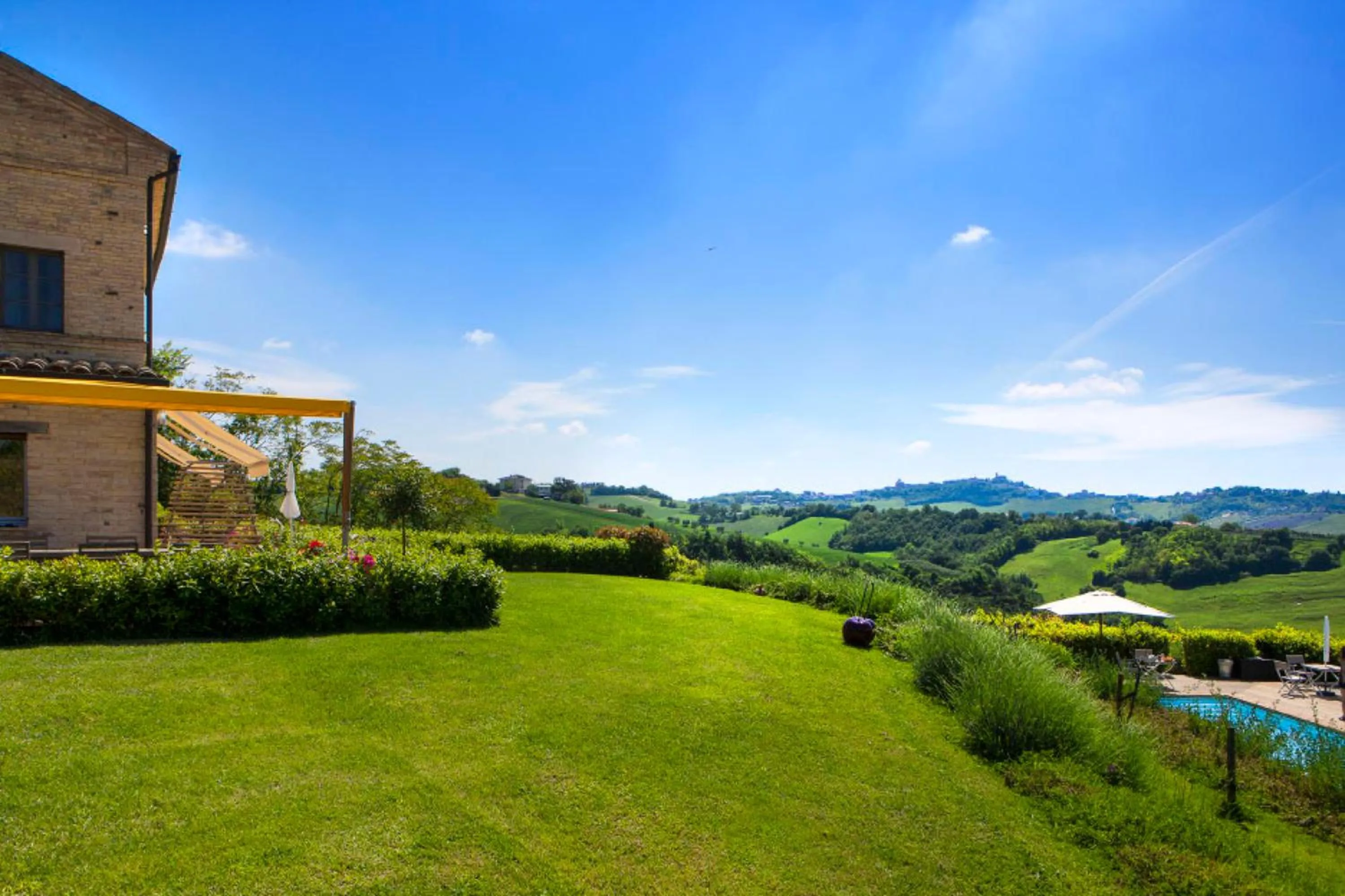Garden view in Casa San Ruffino