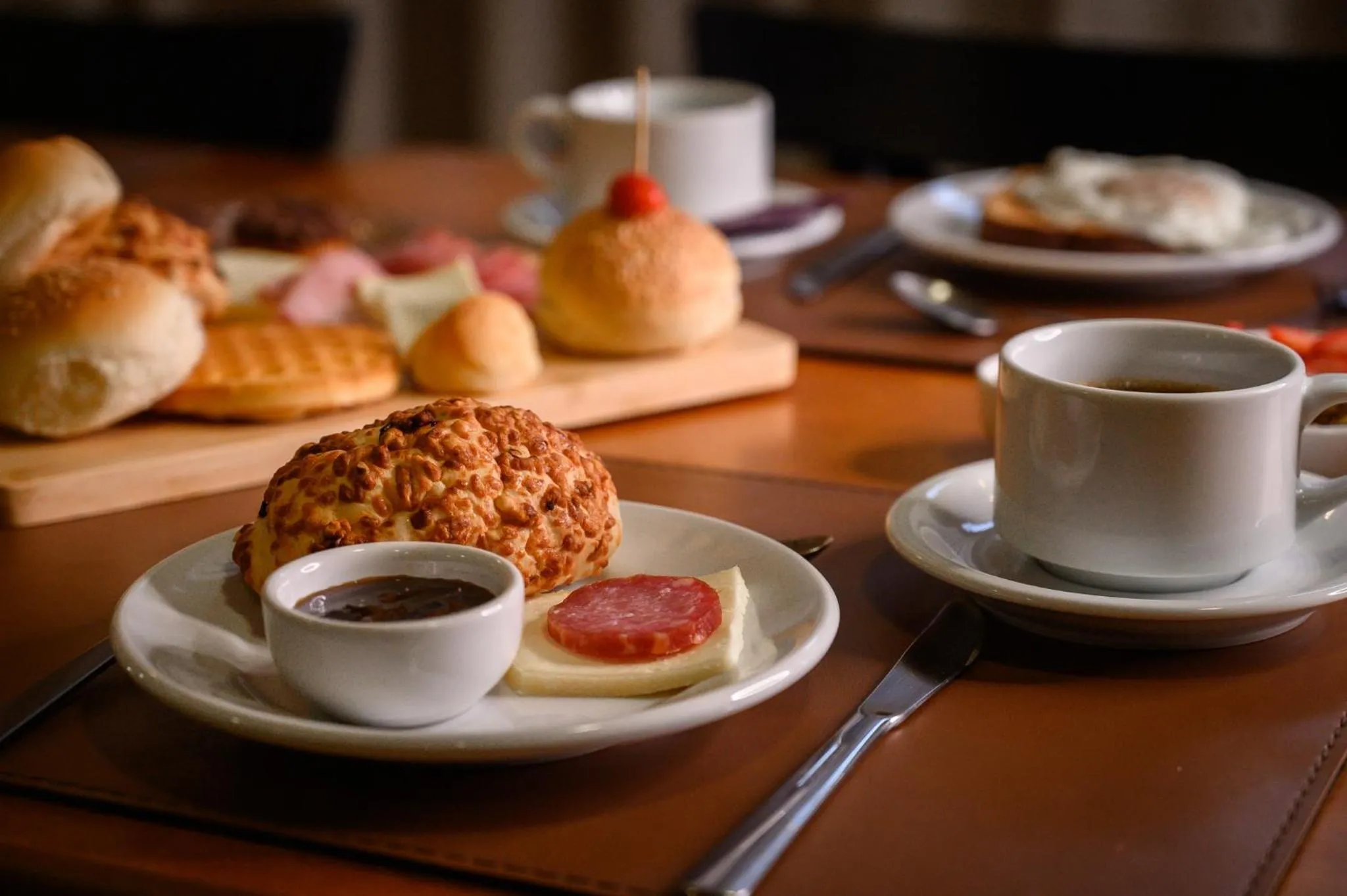 Food and drinks in Hotel Santa Cruz