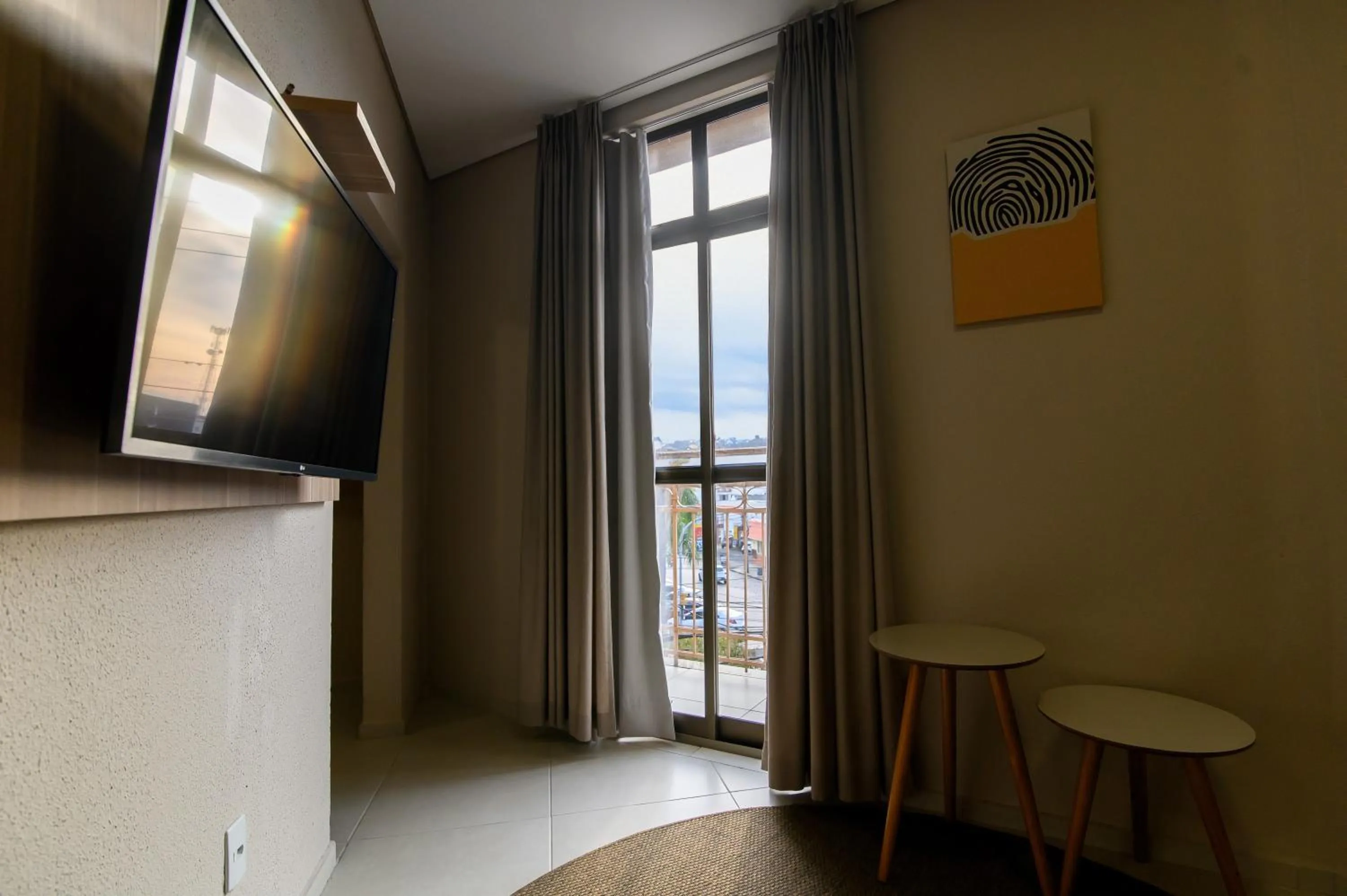 Communal lounge/ TV room in Hotel Santa Cruz