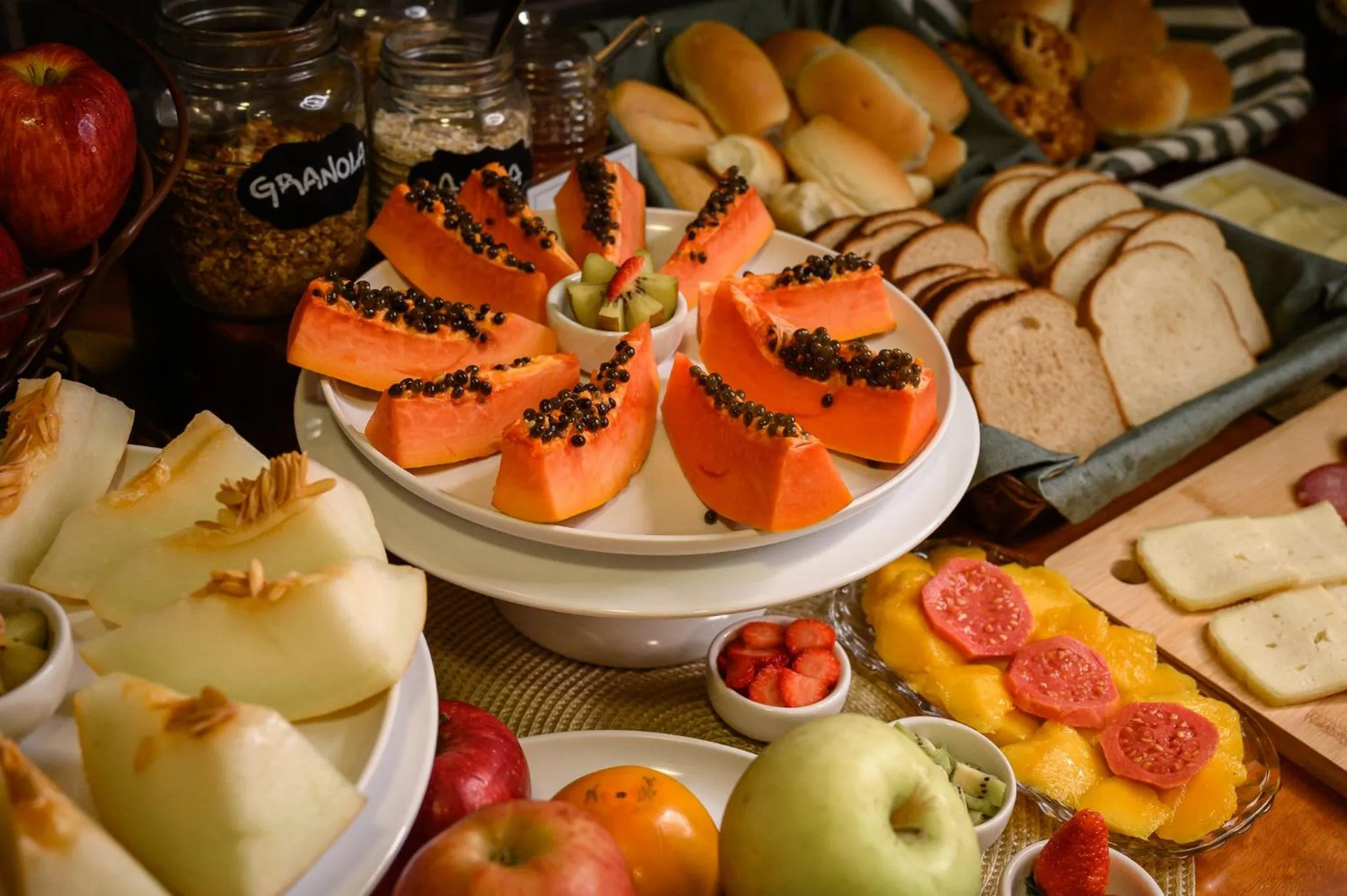 Food and drinks in Hotel Santa Cruz