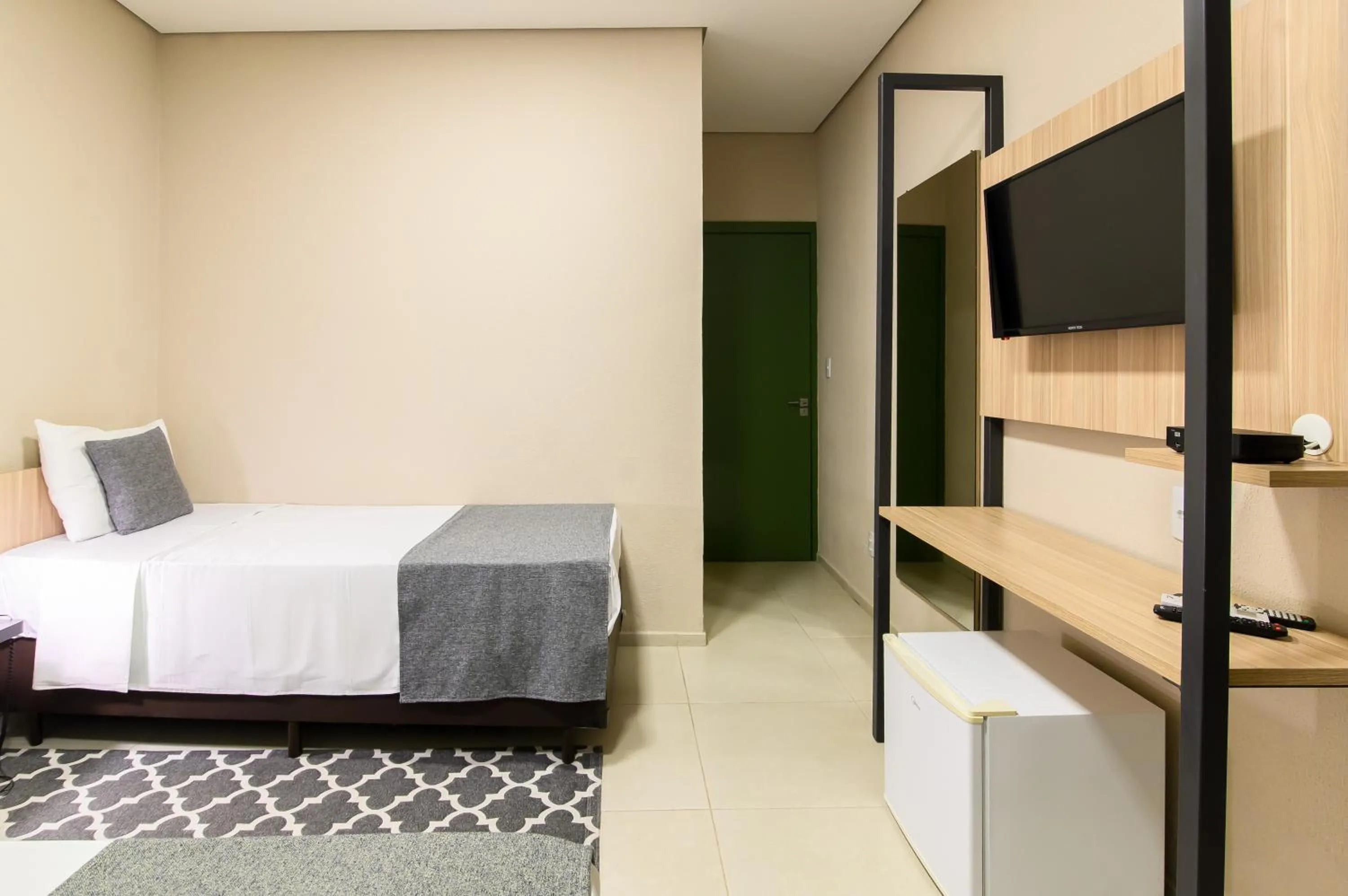 Bed in Hotel Santa Cruz