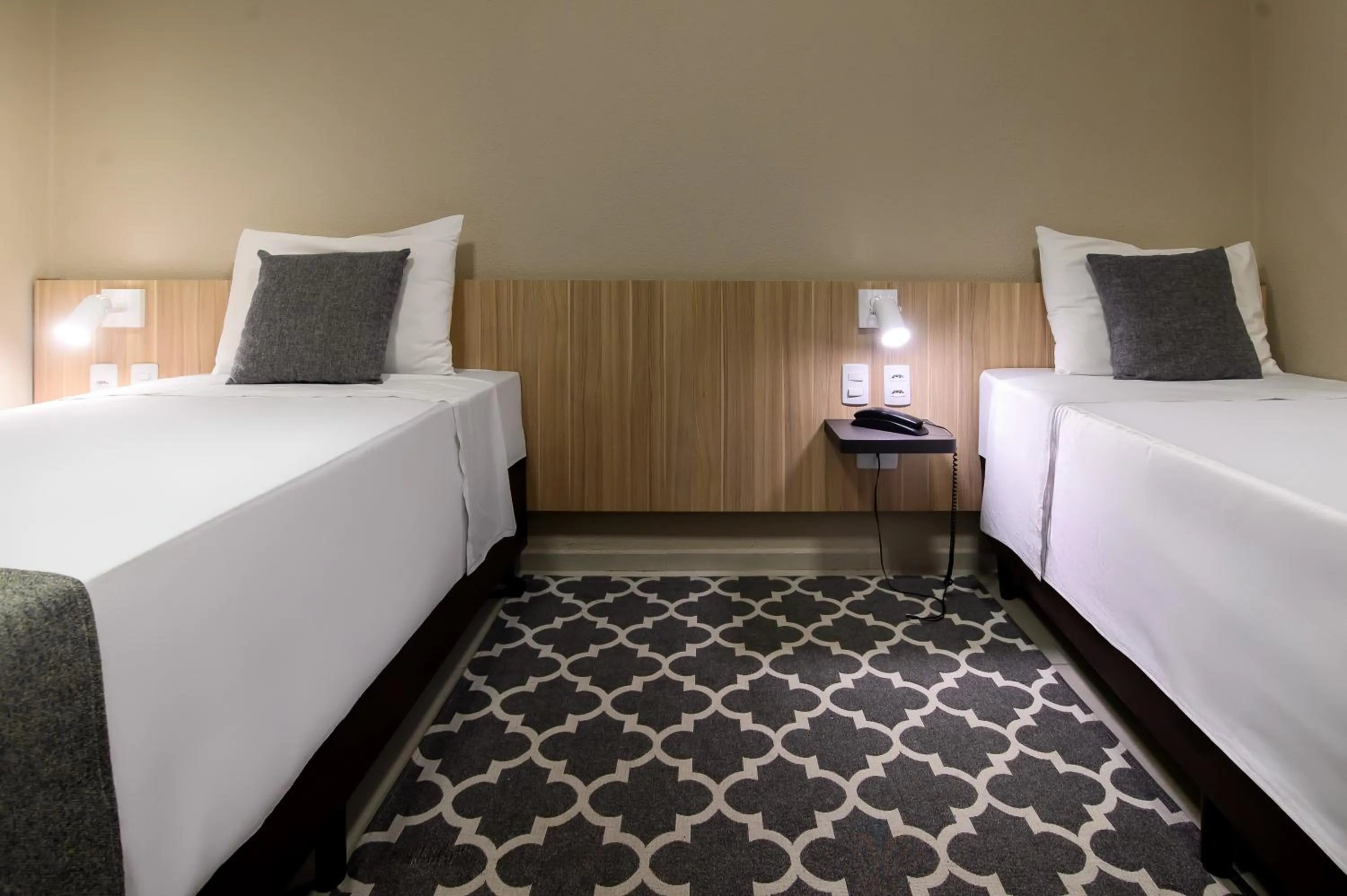 Bed in Hotel Santa Cruz