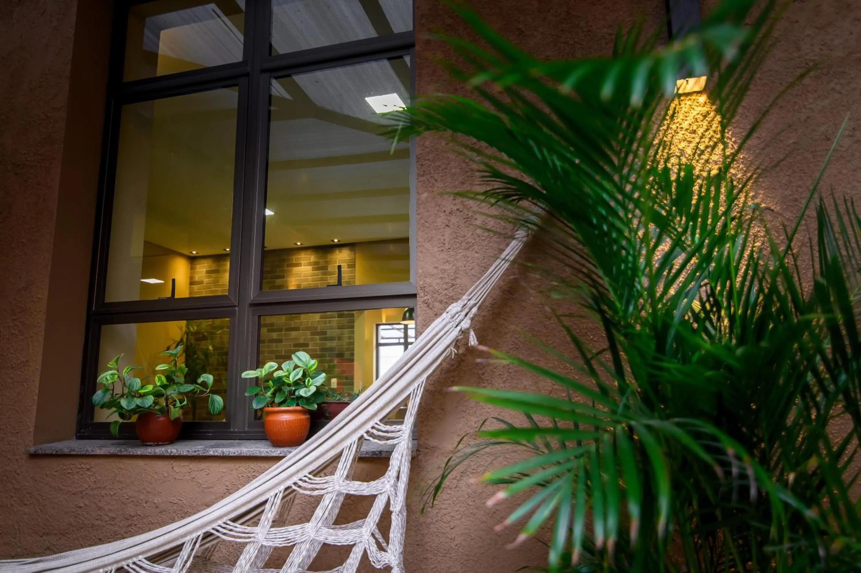 Garden in Hotel Santa Cruz